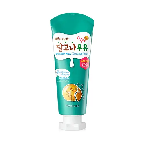 피부가 마시는 달고나 우유 클렌징 폼