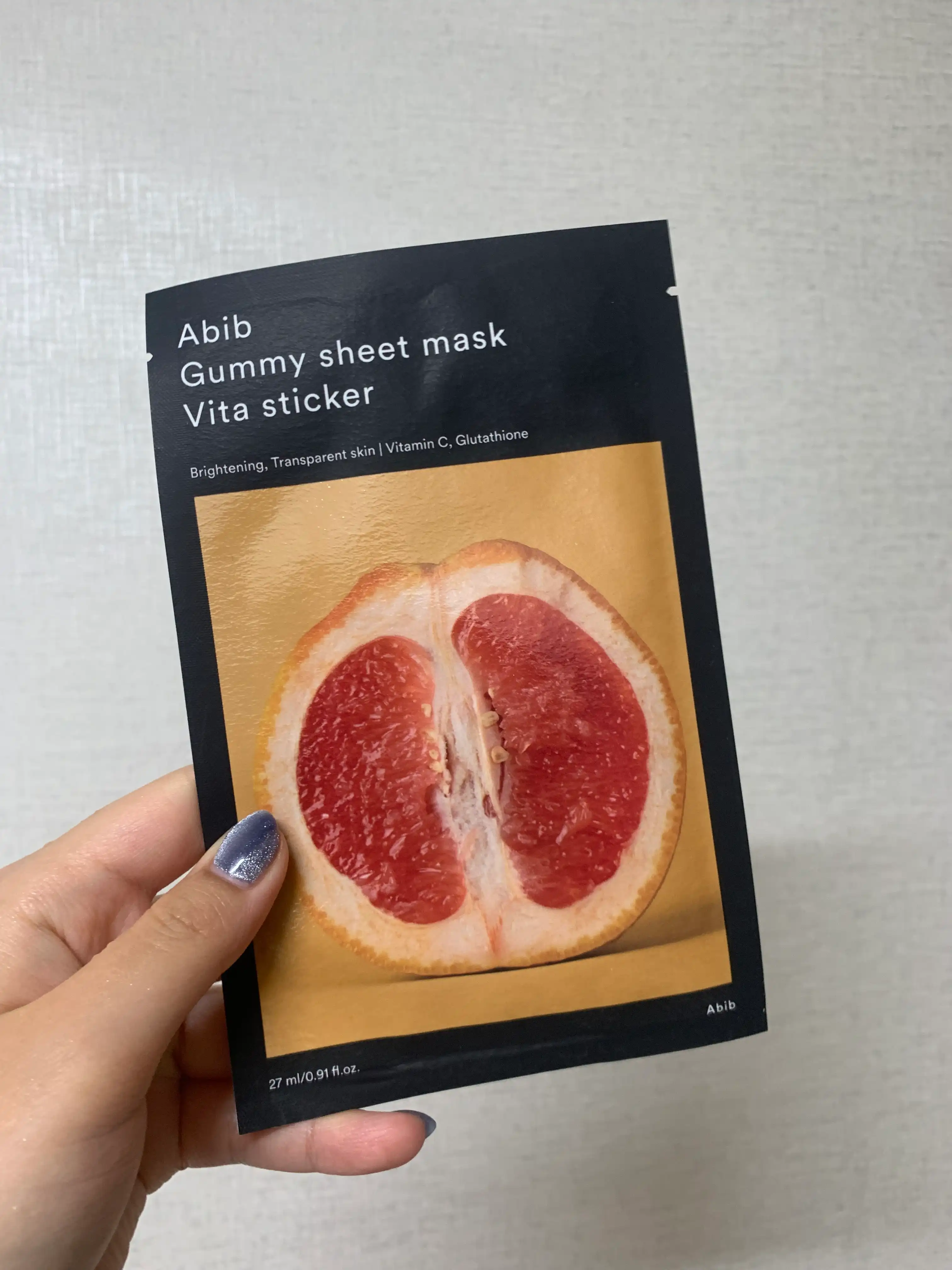 껌딱지 시트 마스크 비타 스티커