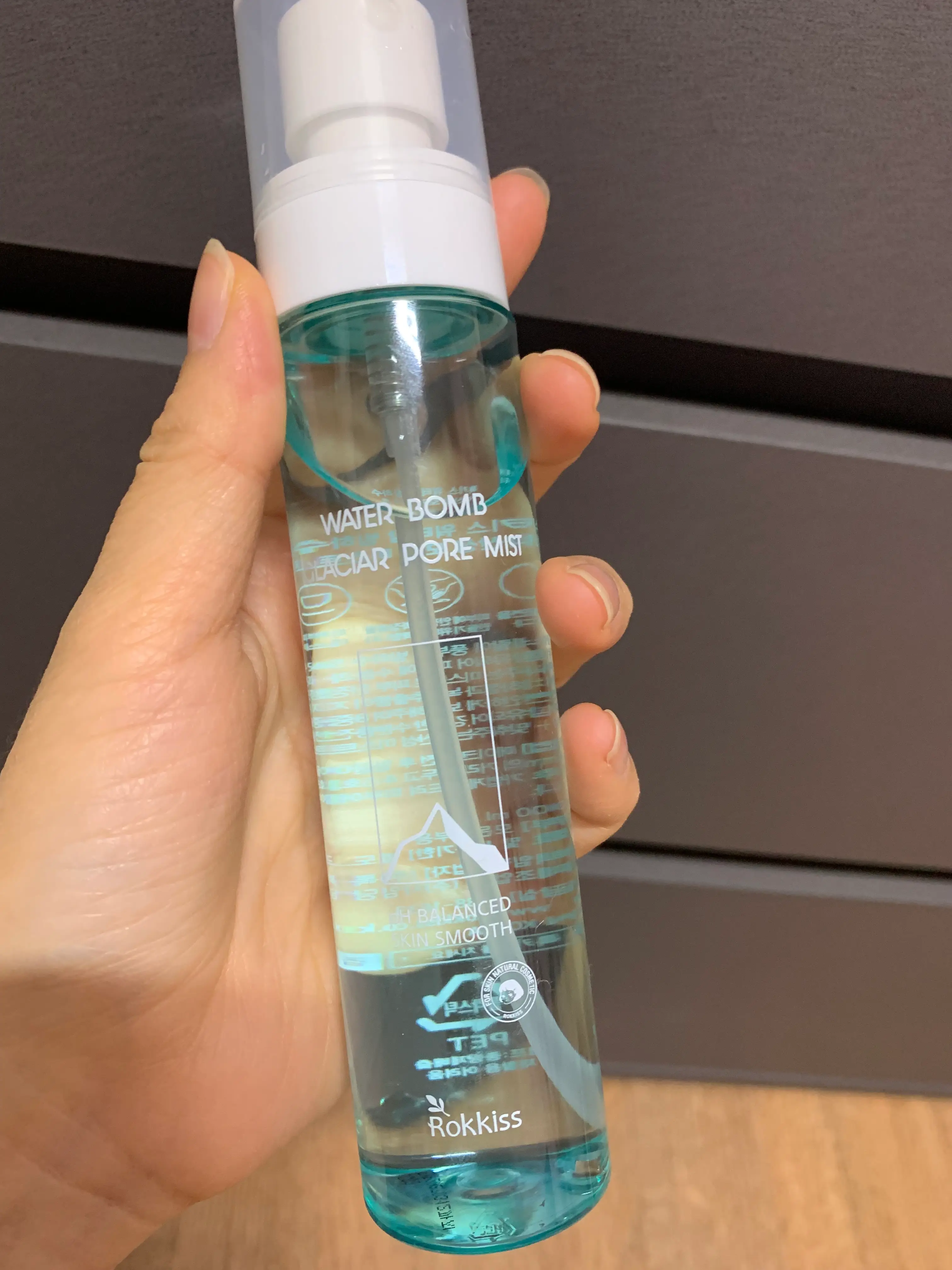 선택된 언니의파우치 리뷰 이미지 - [워터밤 빙하수 약산성 모공미스트]