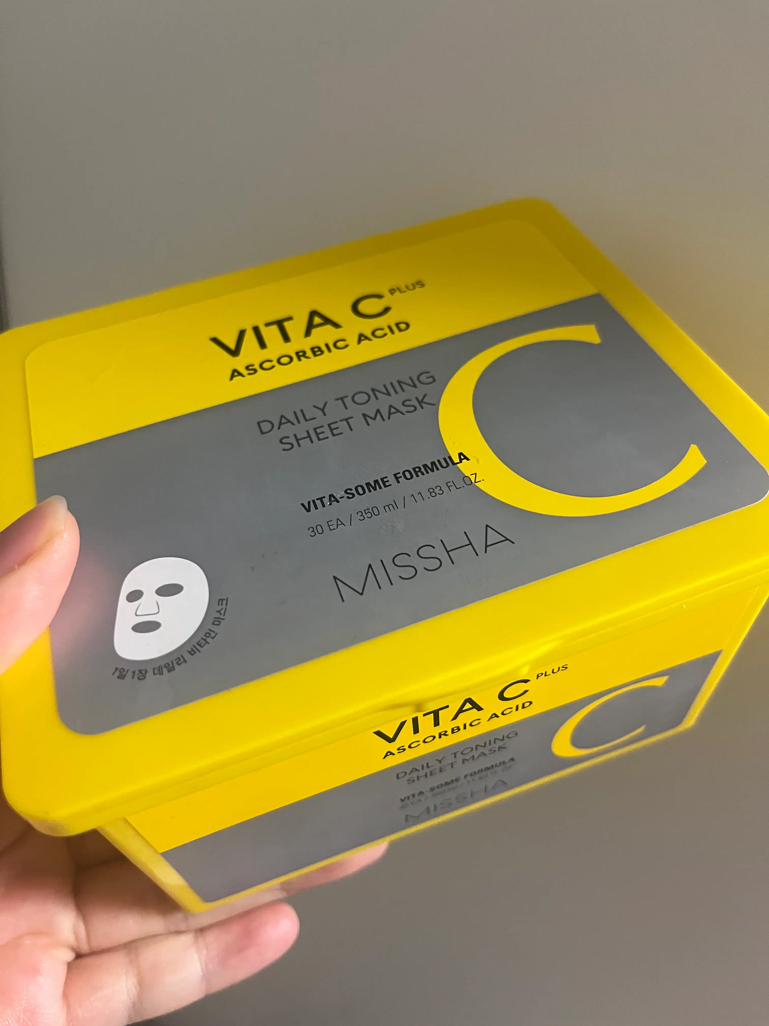비타씨플러스 데일리 토닝 시트마스크