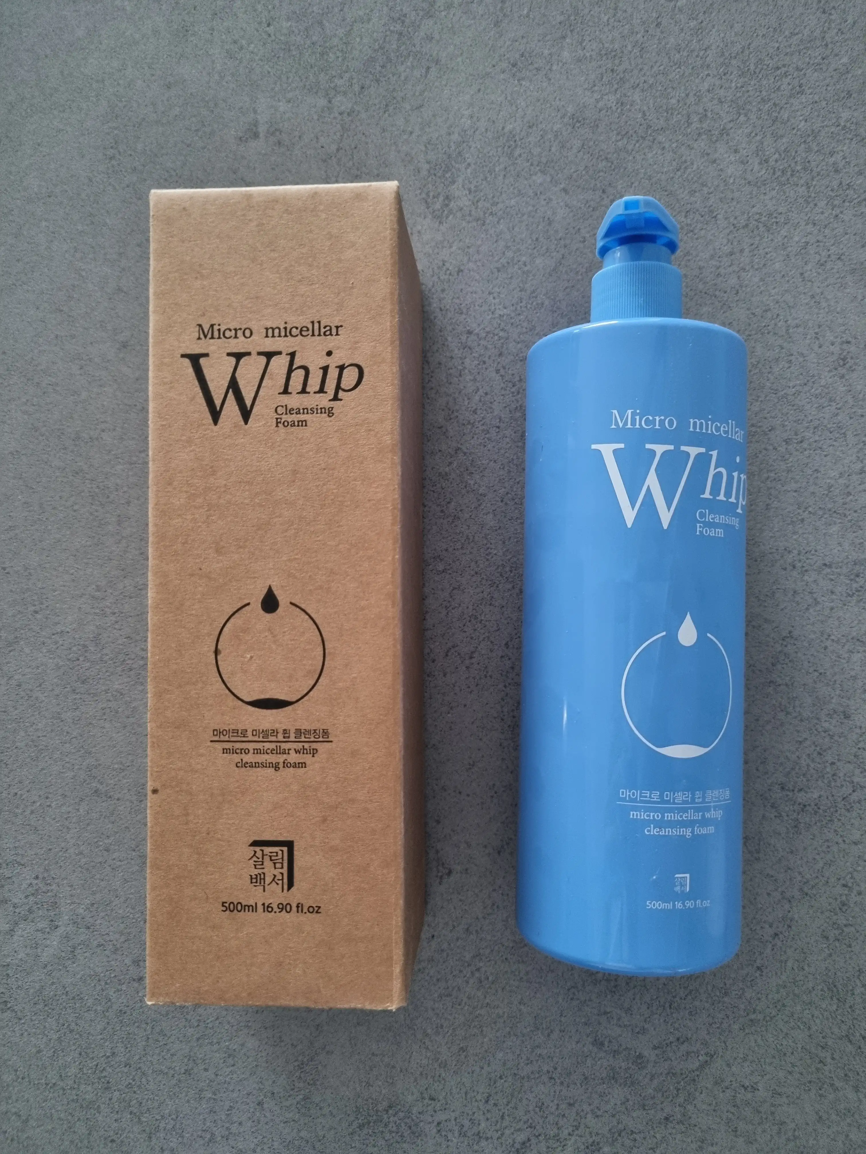 휩 미셀라 대용량 클렌징폼 500ml 