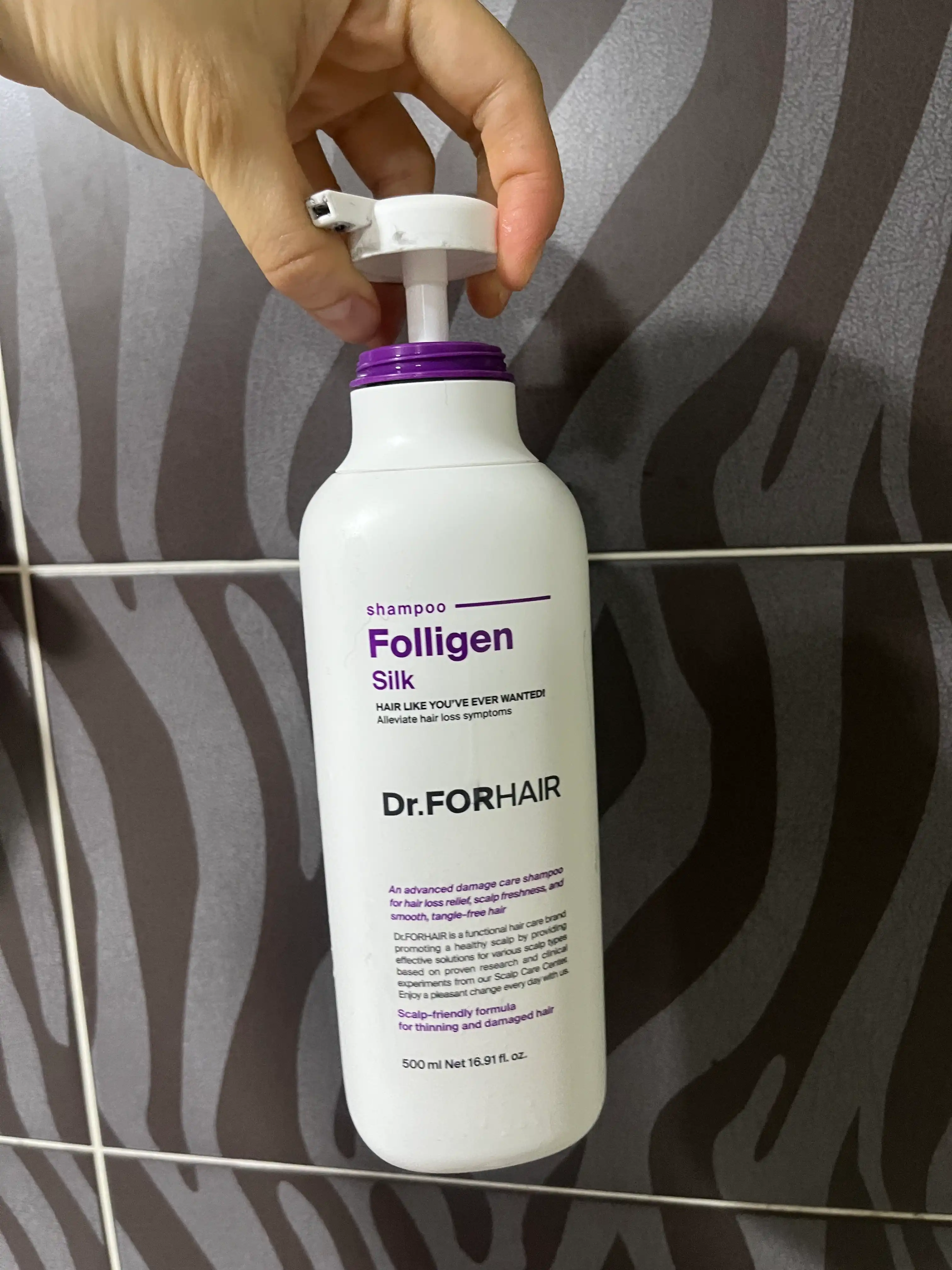 언니의파우치 리뷰 이미지 - [폴리젠 실크 샴푸]