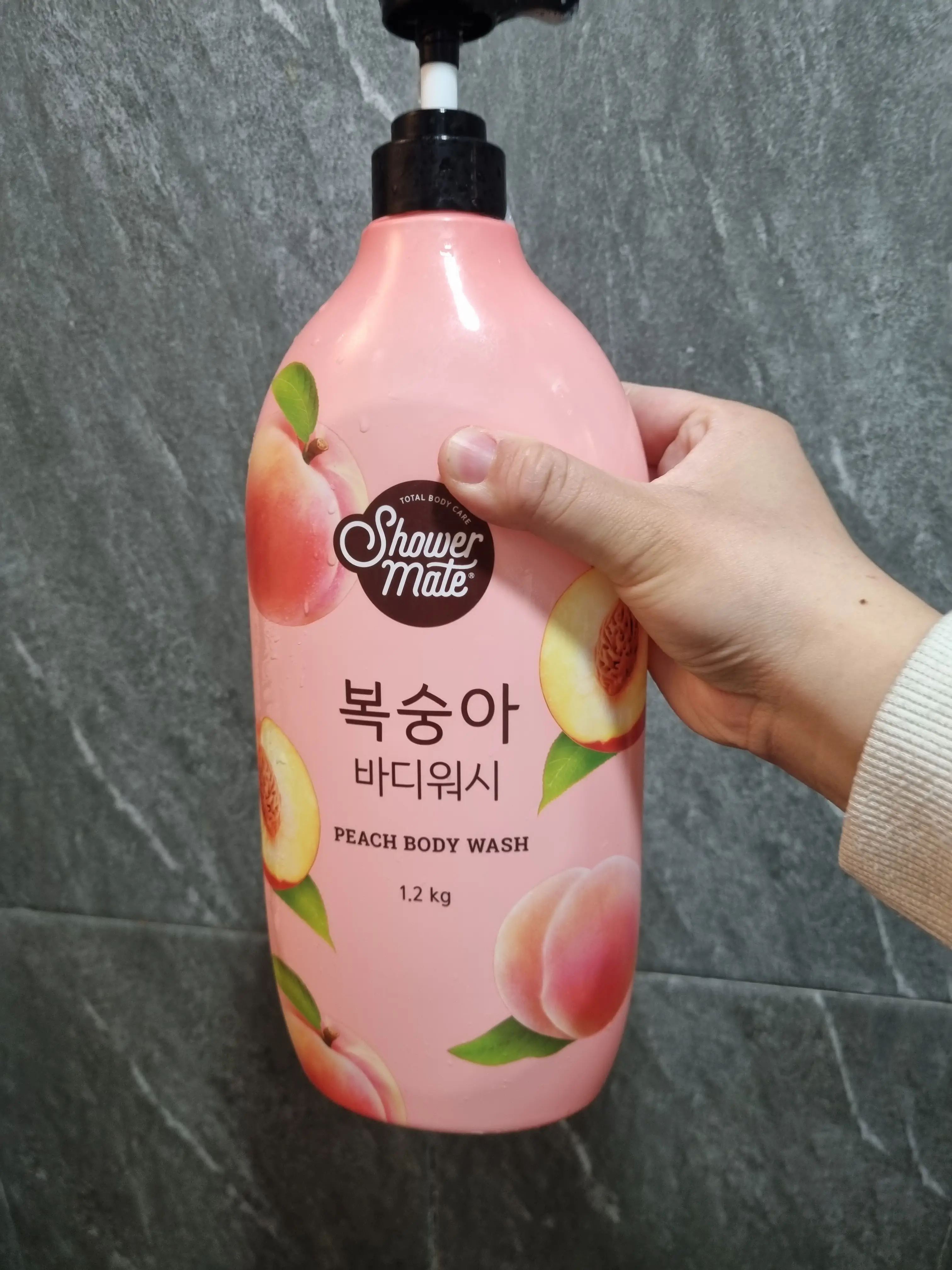 선택된 언니의파우치 리뷰 이미지 - [내추럴 대용량 바디워시 [복숭아]]