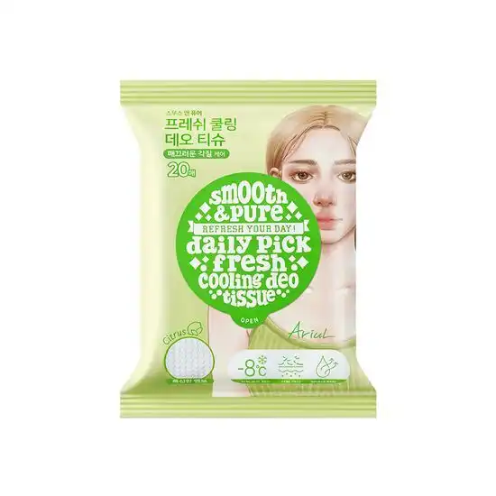 스무스앤퓨어 코튼 쿨링 데오 티슈