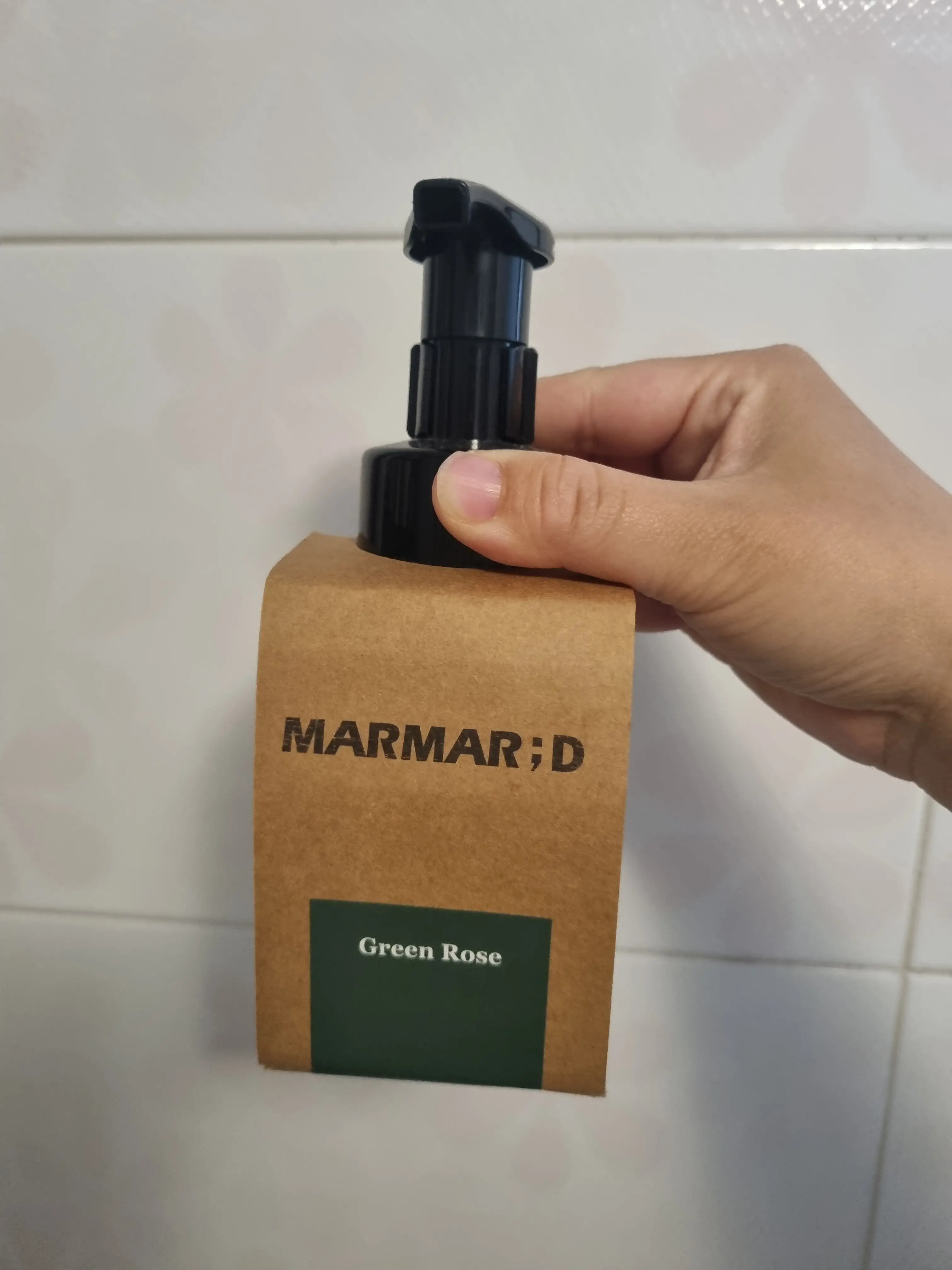 선택된 언니의파우치 리뷰 이미지 - [포밍 핸드워시 [그린로즈향]]