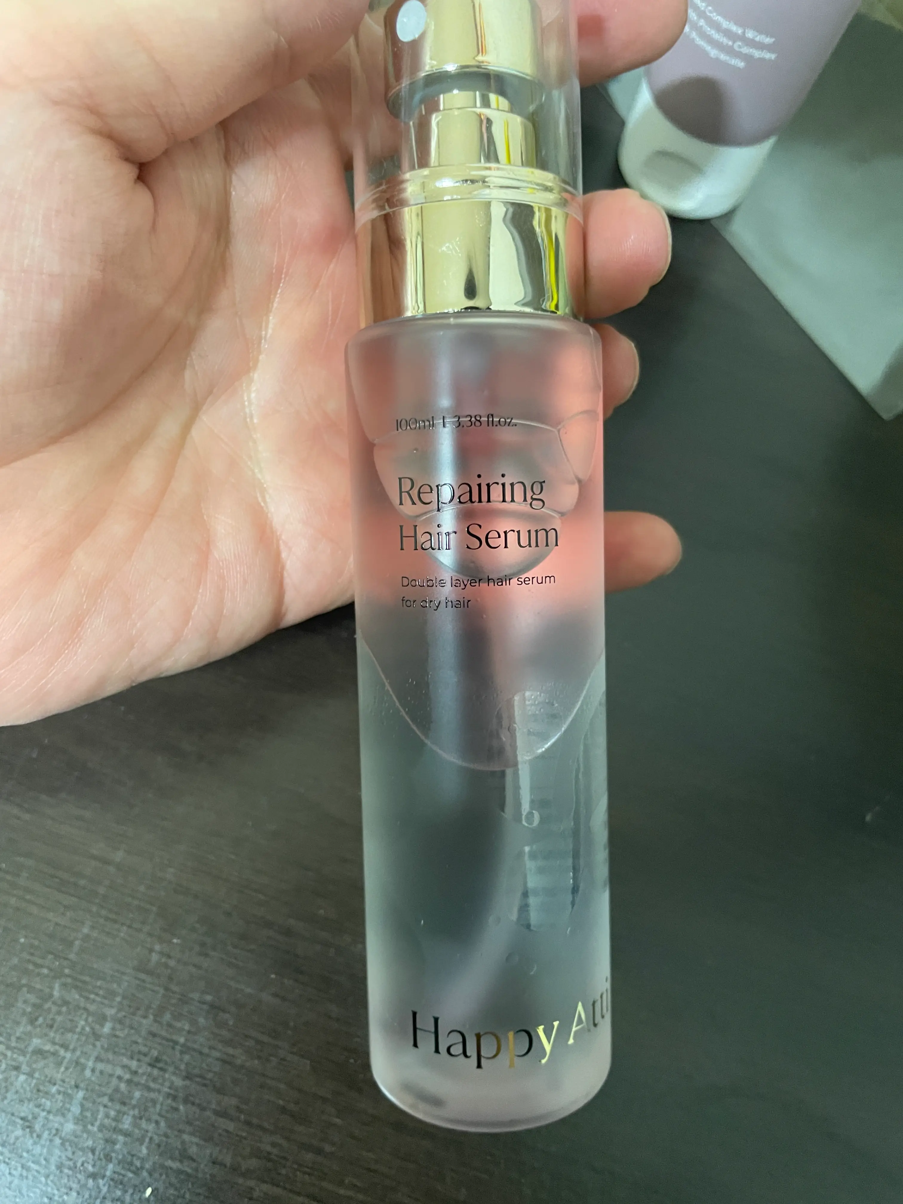 선택된 언니의파우치 리뷰 이미지 - [해피아띠 리페어링 헤어세럼(100ml)]