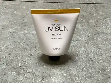 언니의파우치 리뷰 이미지 - [UV 선크림 옐로우]