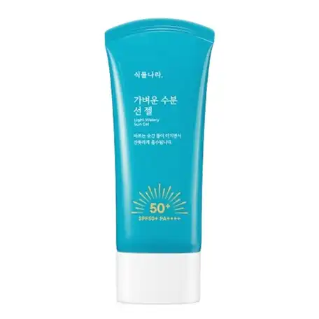 가벼운 수분 선 젤