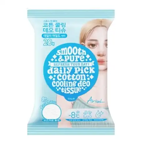 스무스앤퓨어 프레쉬 쿨링 데오 티슈