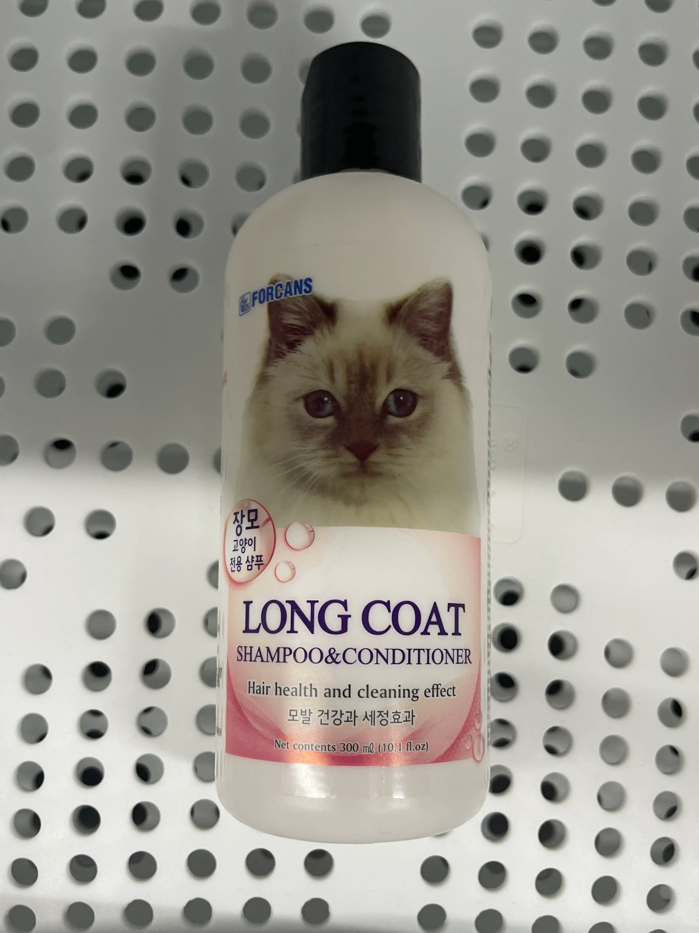 선택된 언니의파우치 리뷰 이미지 - [장모 고양이 전용샴푸 300ml]