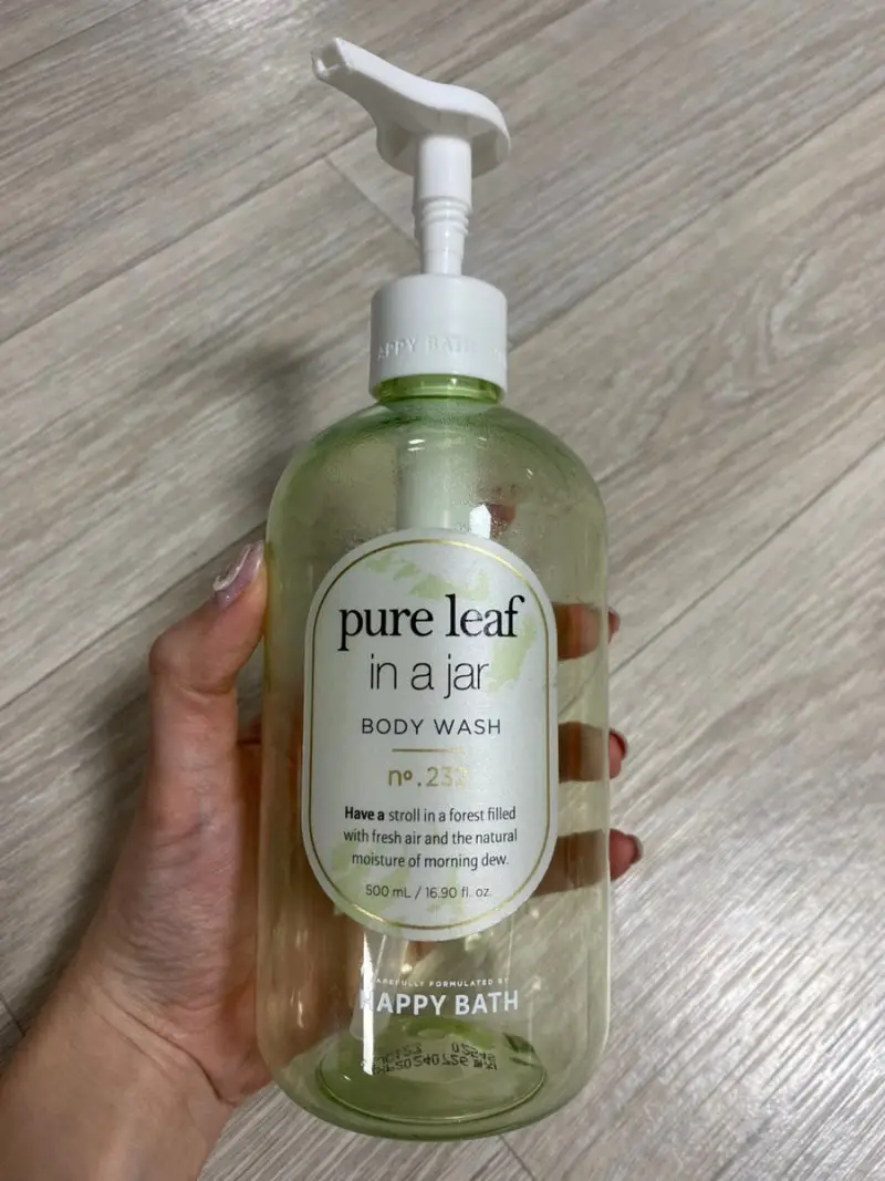 선택된 언니의파우치 리뷰 이미지 - [해브어 퓨어 리프 인 어 자 바디워시]