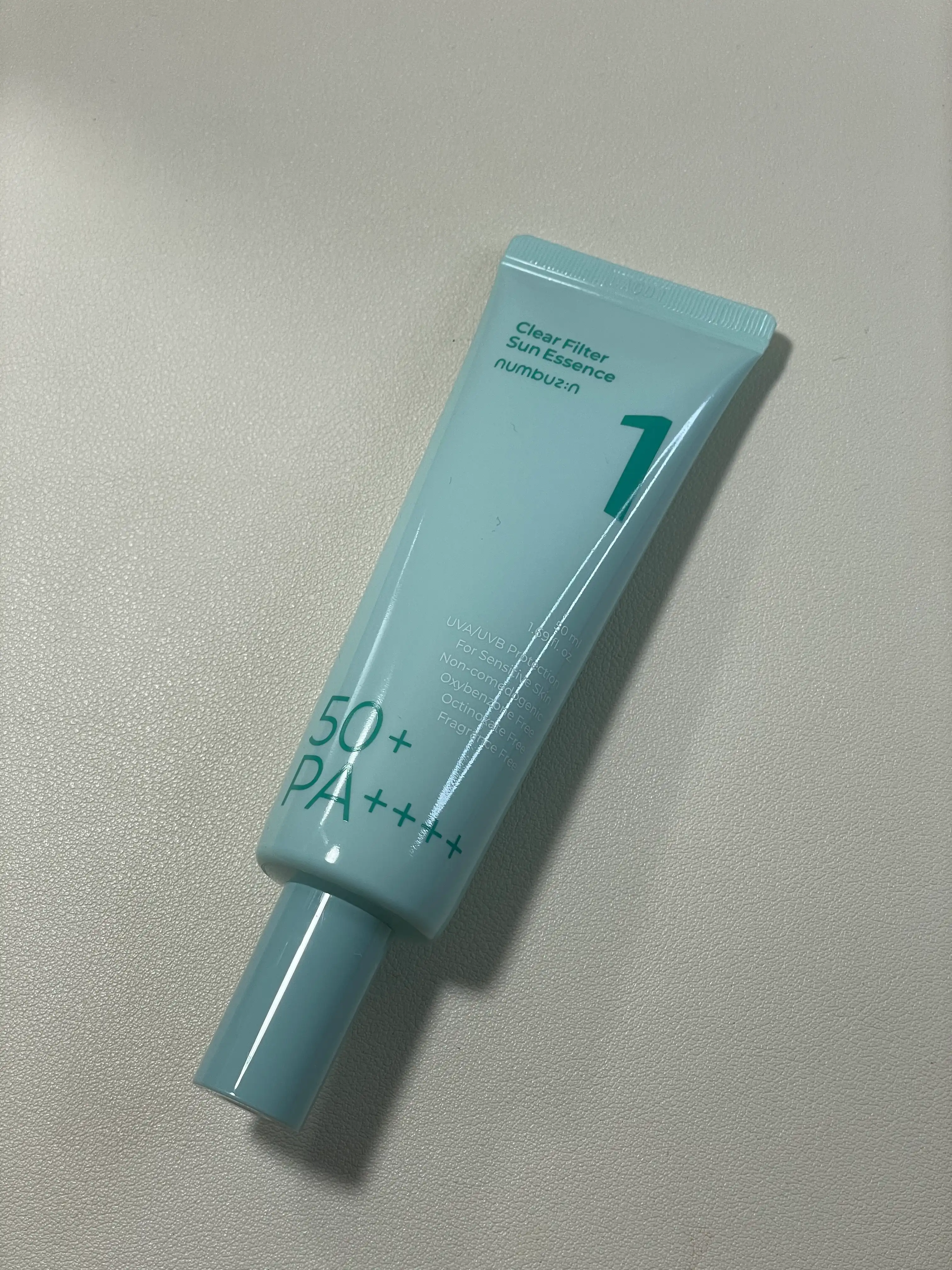 1번 청초 진정맑은 물막선크림