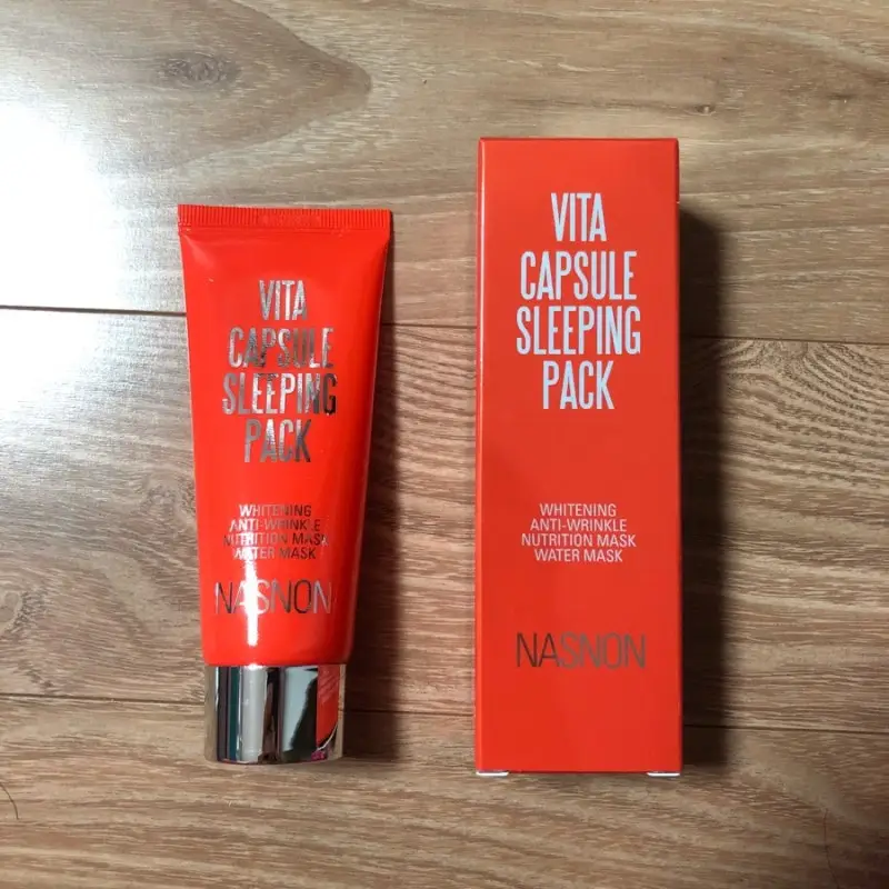 선택된 언니의파우치 리뷰 이미지 - [나스논 비타 캡슐 슬리핑 팩]