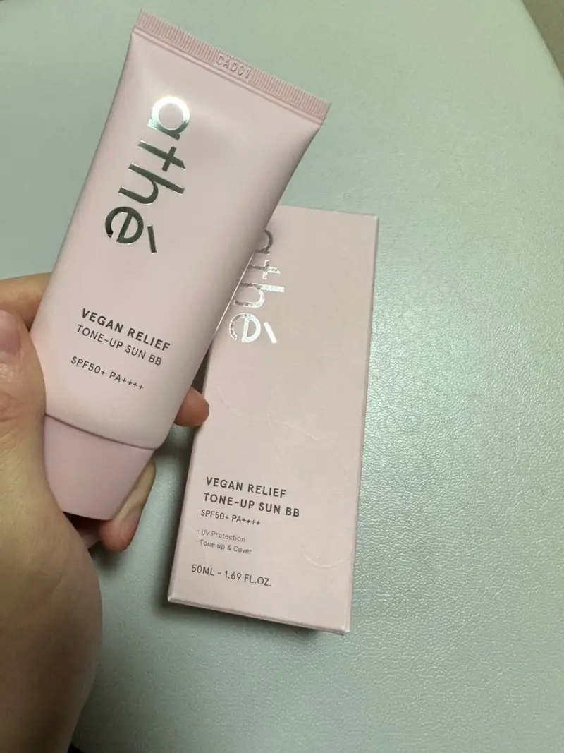 선택된 언니의파우치 리뷰 이미지 - [비건 릴리프 톤업 선 비비]