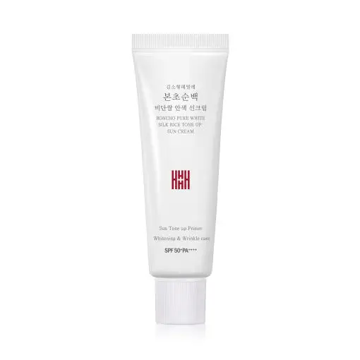 본초순백 비단쌀 안색 선크림