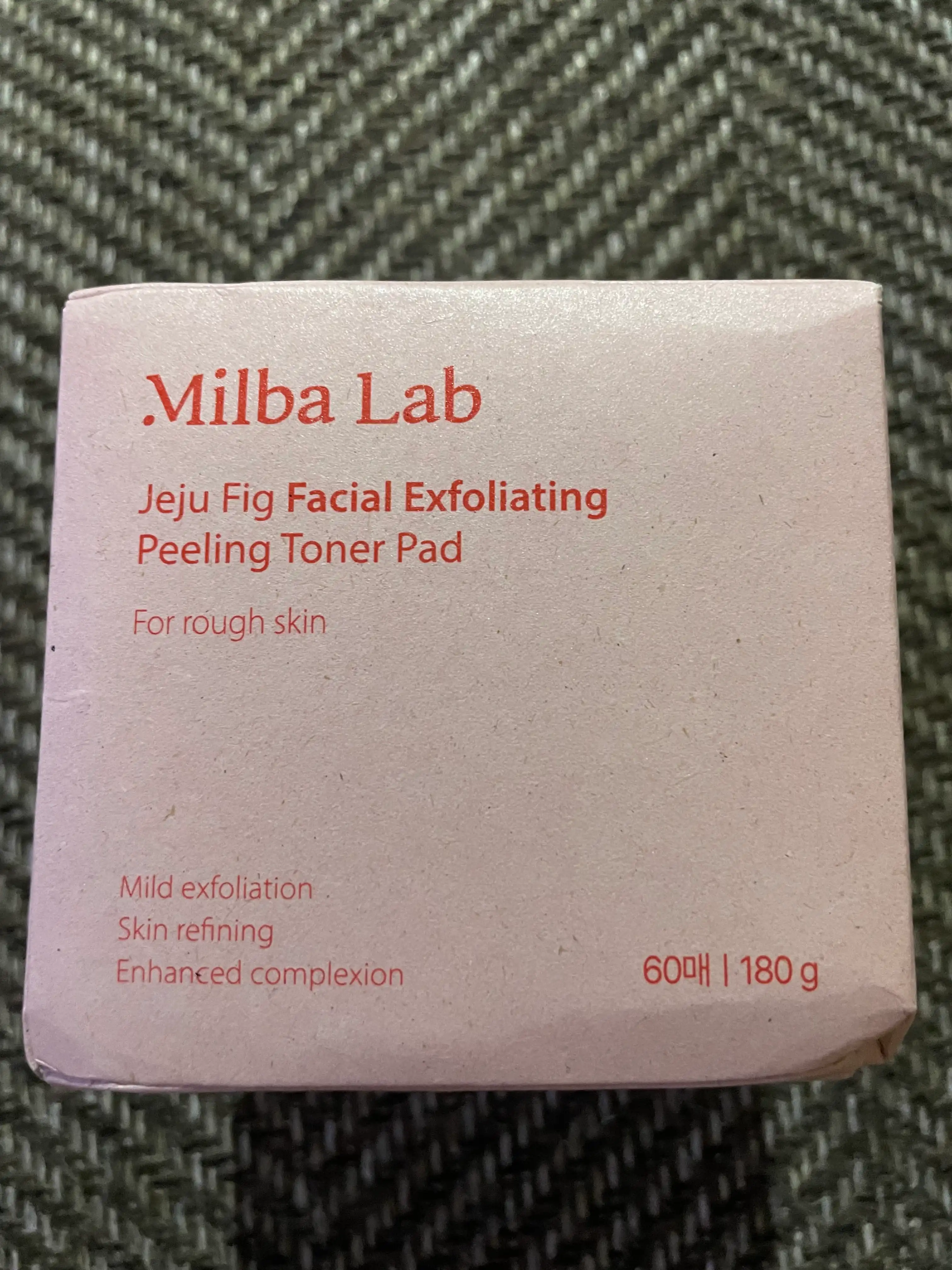 제주 무화과 각질 관리 필링 토너 패드