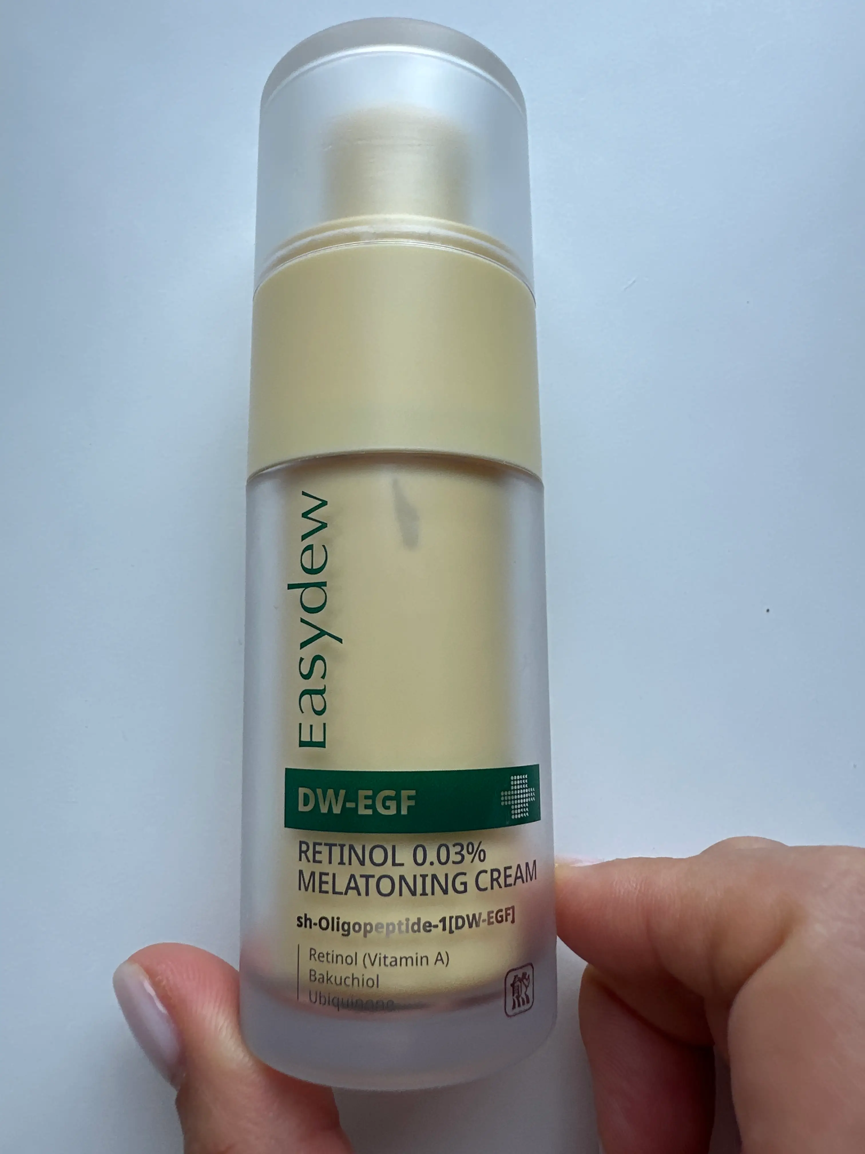 선택된 언니의파우치 리뷰 이미지 - [DW EGF 레티노 0.03프로 멜라토닝 크림]