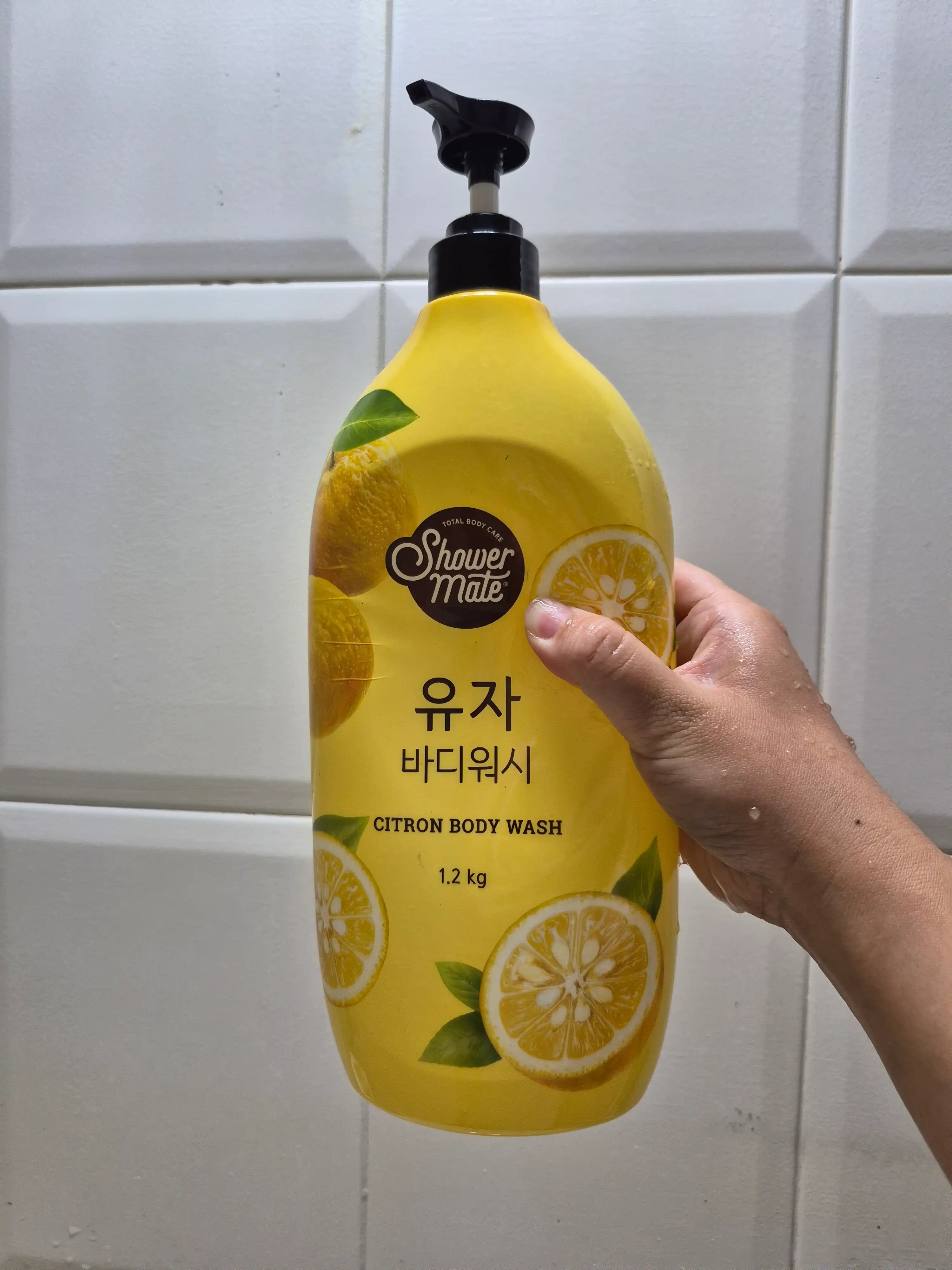 언니의파우치 리뷰 이미지 - [내추럴 대용량 바디워시 [유자]]