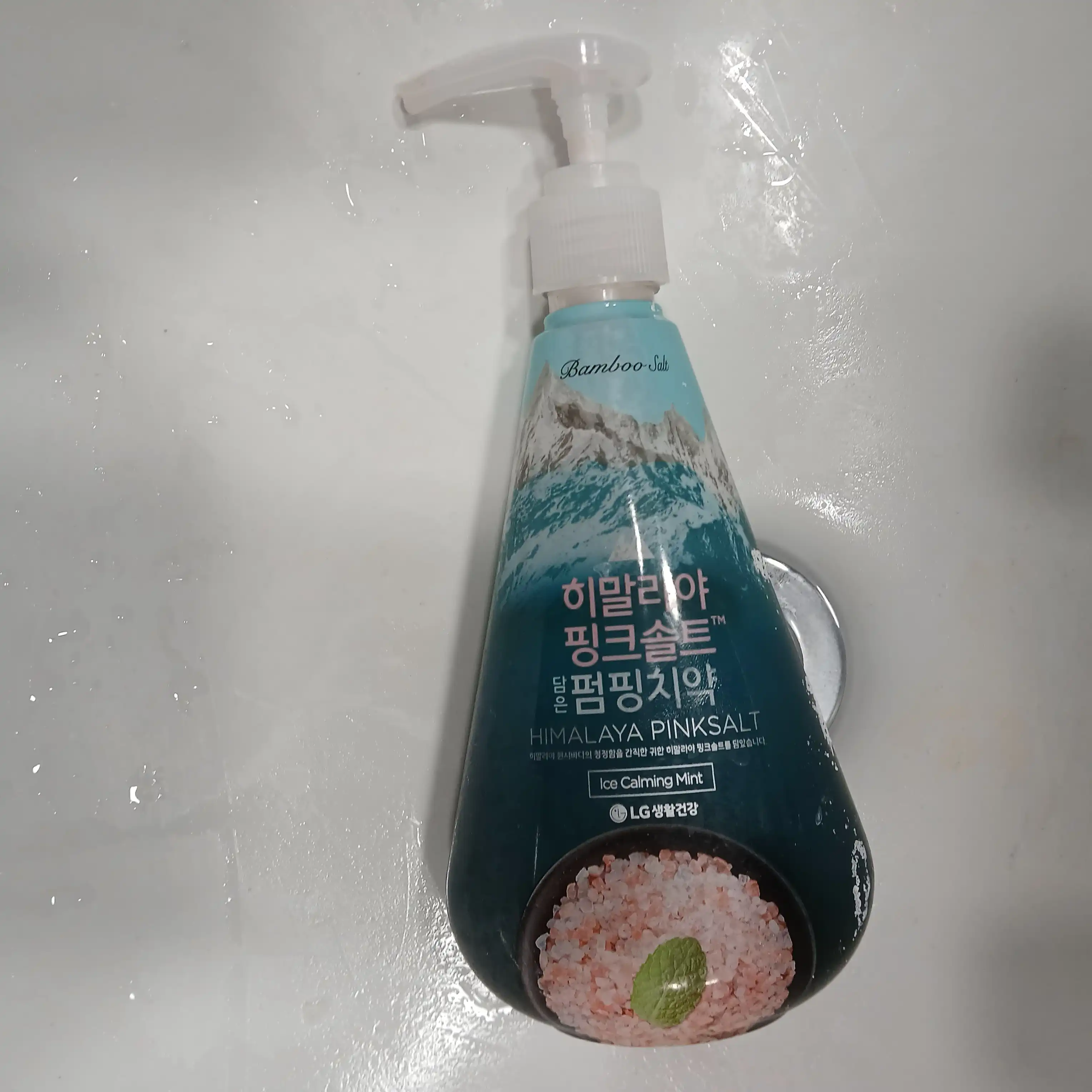 언니의파우치 리뷰 이미지 - [히말라야 핑크솔트 펌핑치약]
