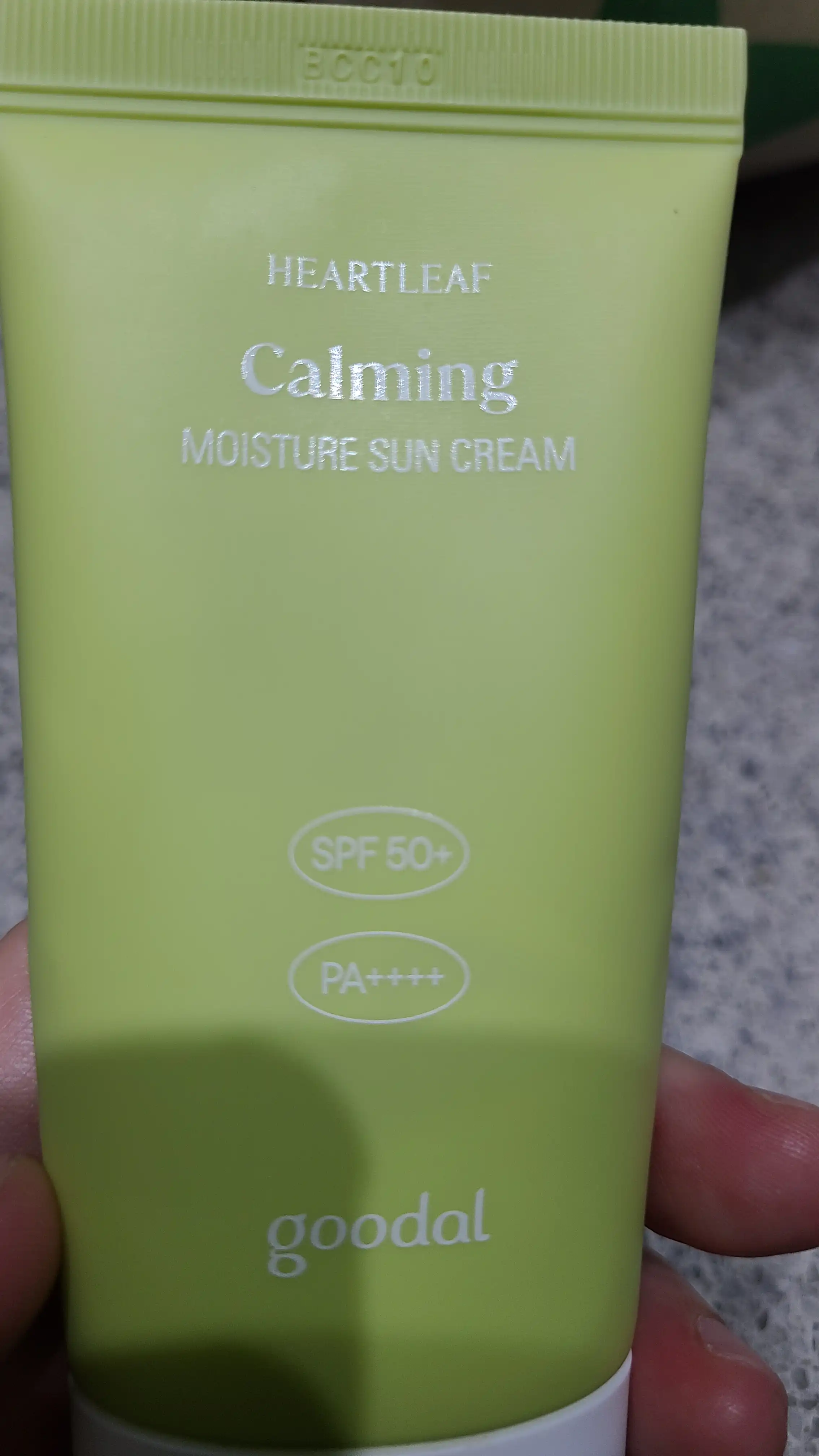 흰색, Calming MOISTURE SUN CREAM
