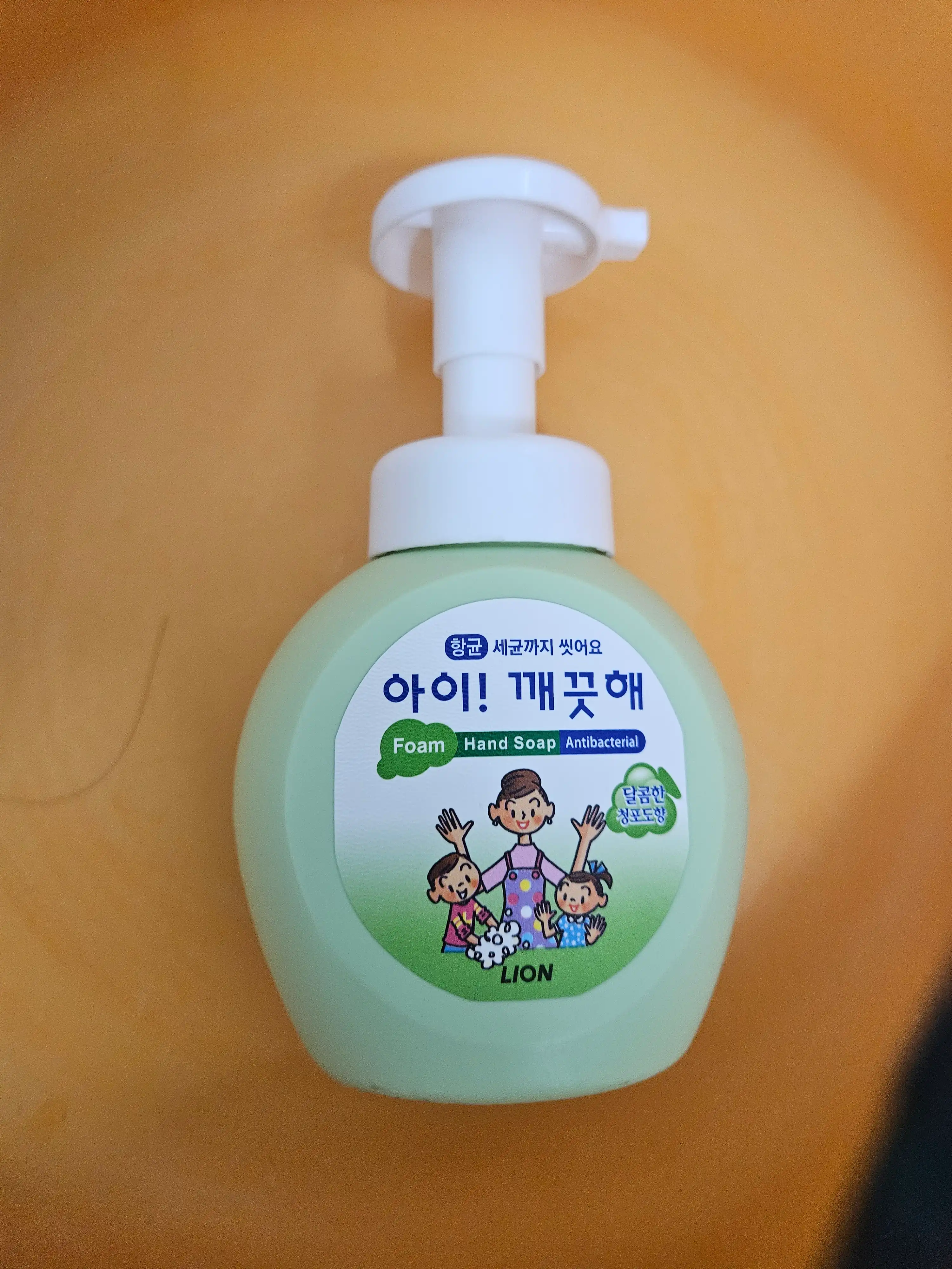 언니의파우치 리뷰 이미지 - [아이깨끗해 항균 폼 핸드솝 [청포도향]]