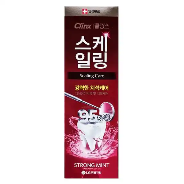 클링스 스케일링 케어 스트롱민트 치약