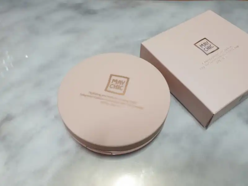 언니의파우치 리뷰 이미지 - [메이퀸 글로우쿠션 [23호 내추럴베이지]]