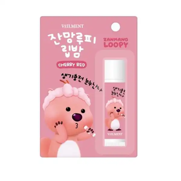 (잔망루피 에디션) 체리레드 립밤