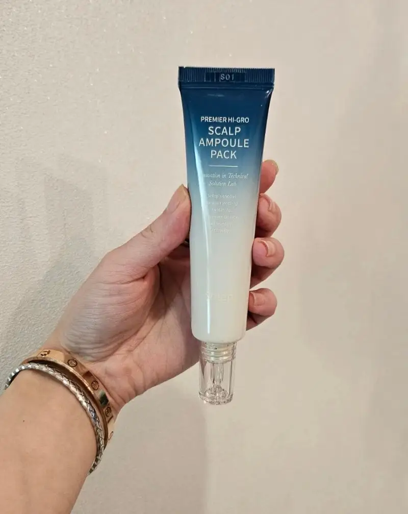 선택된 언니의파우치 리뷰 이미지 - [프리미어 하이그로 두피앰플팩]