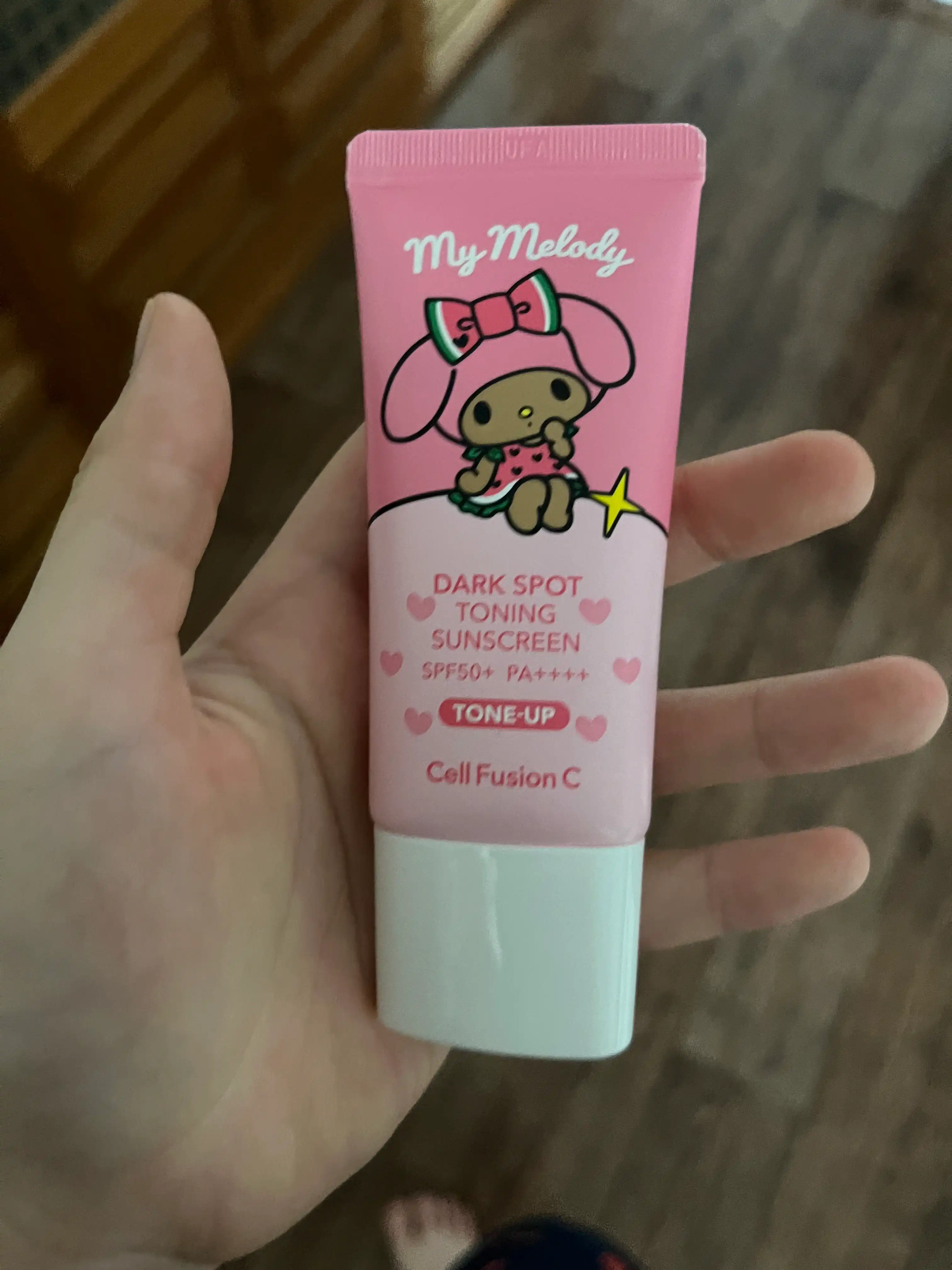 셀퓨전씨 잡티 토닝 썬스크린 산리오