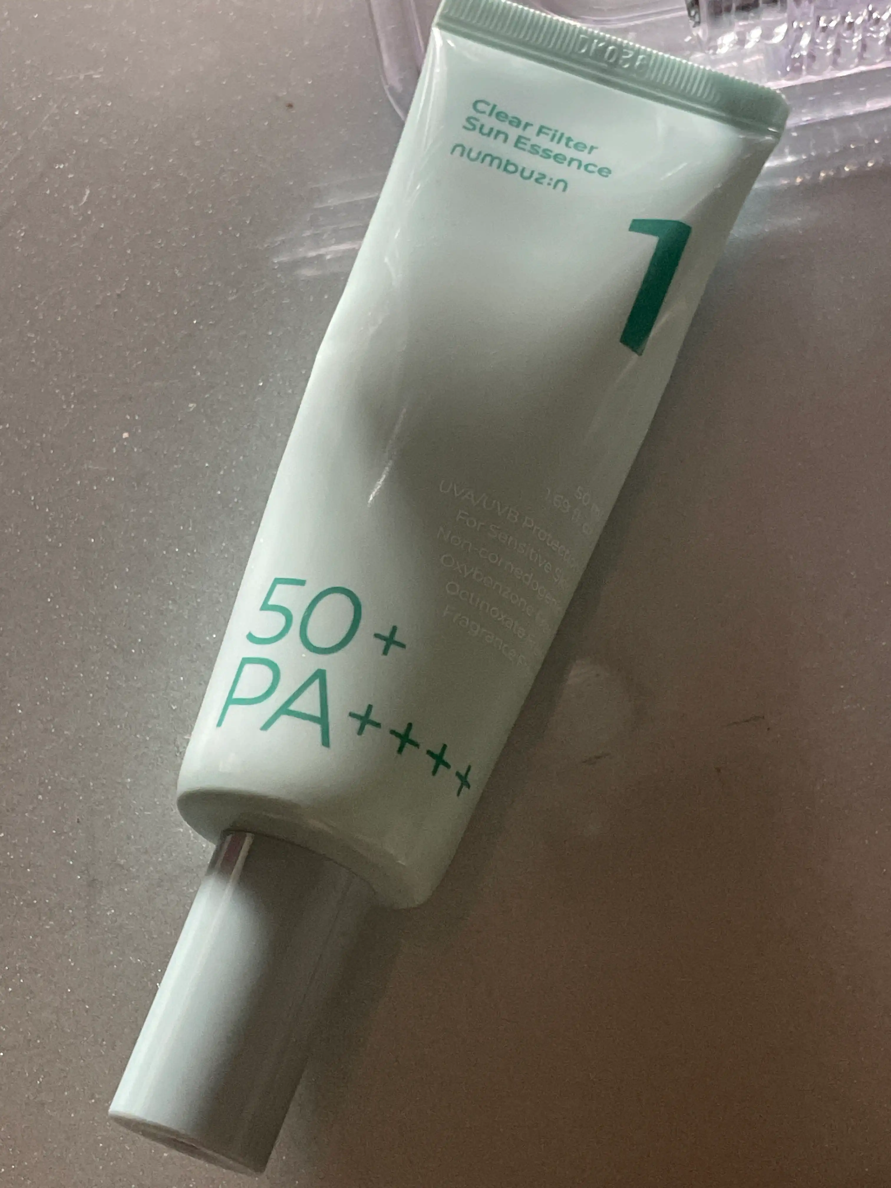 1번 청초 진정맑은 물막선크림