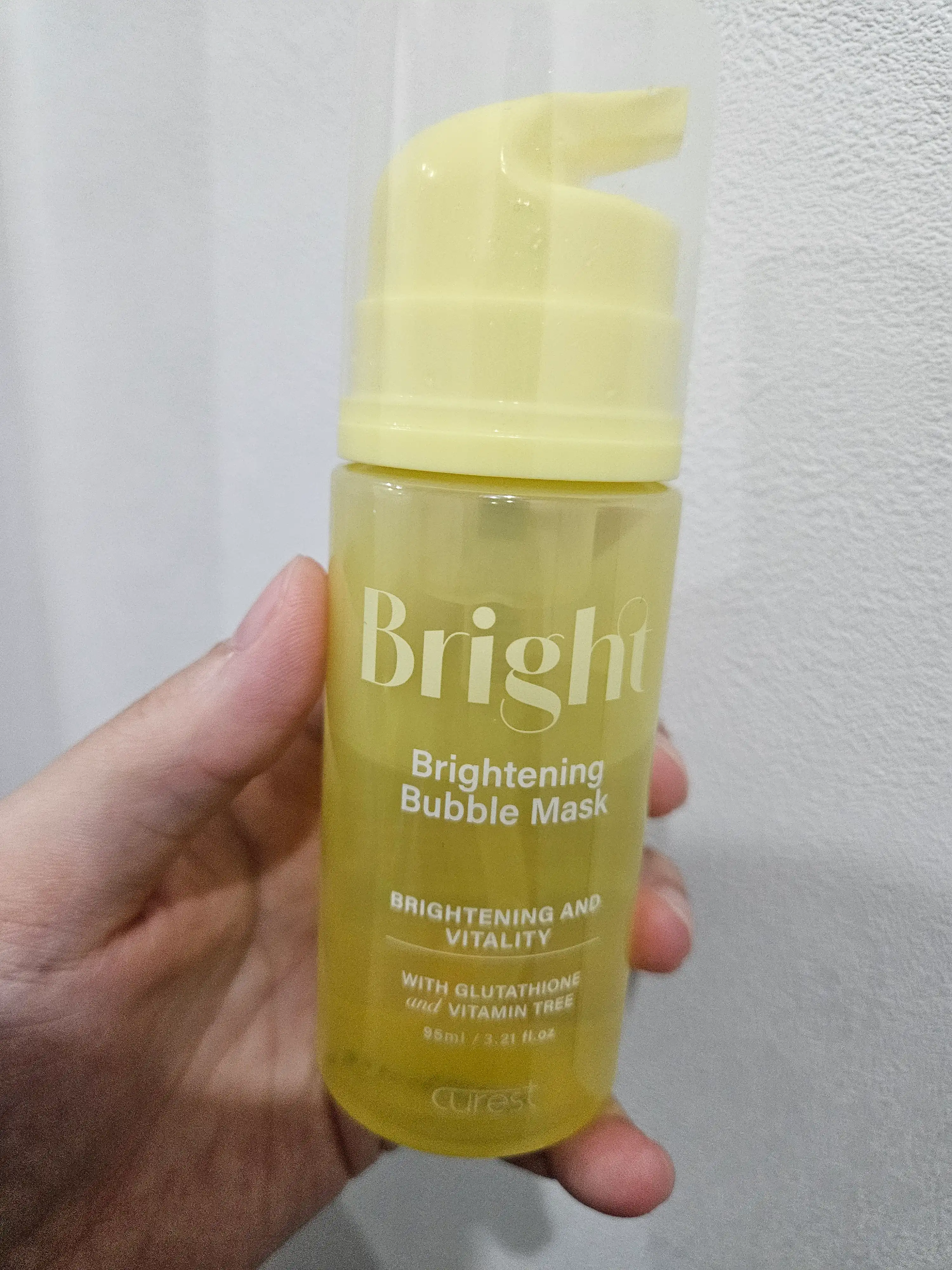 안색 광채 버블 마스크