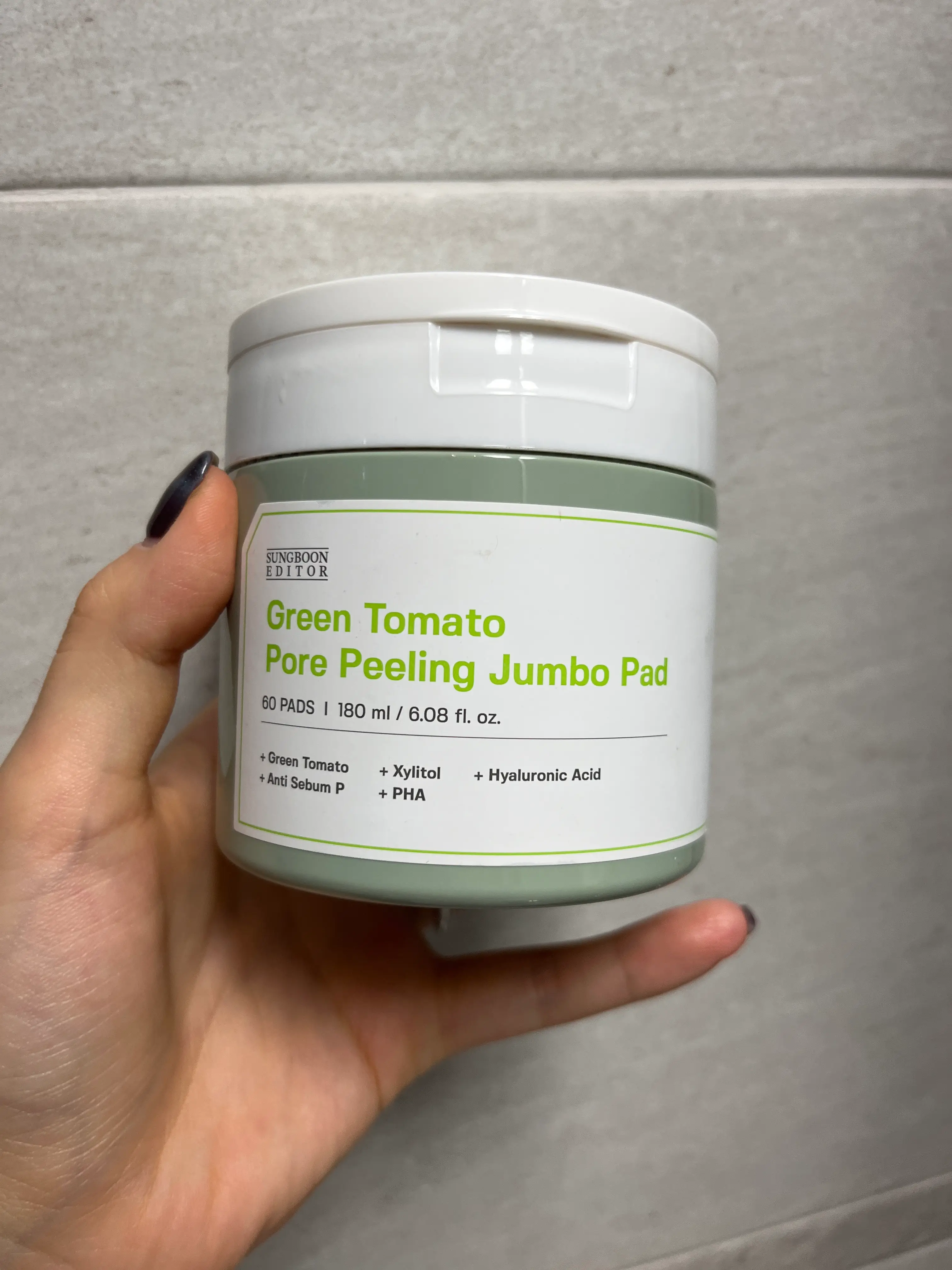 선택된 언니의파우치 리뷰 이미지 - [그린토마토 포어 필링 점보 패드]