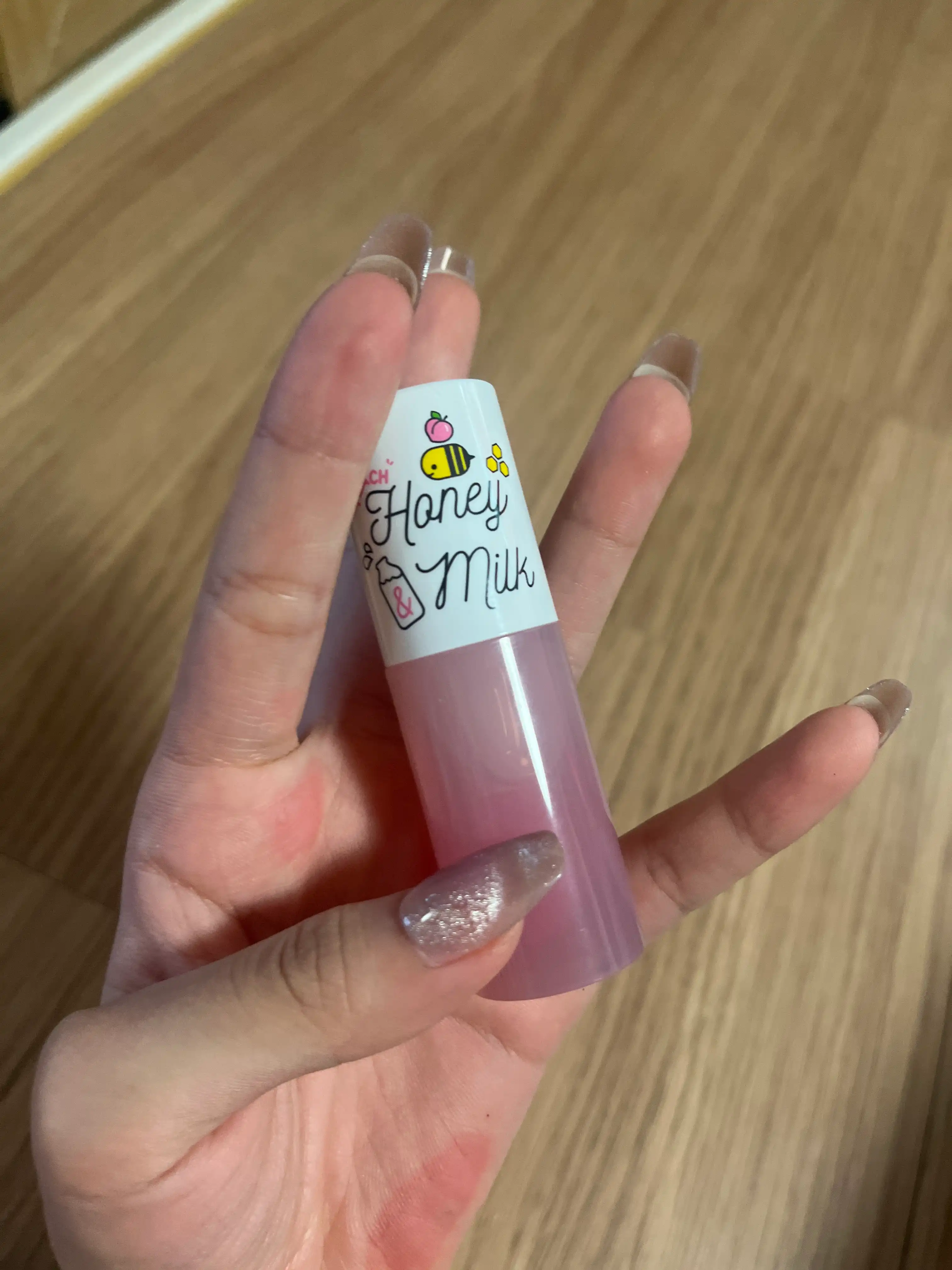 어퓨 허니 앤 밀크 립오일 (피치)