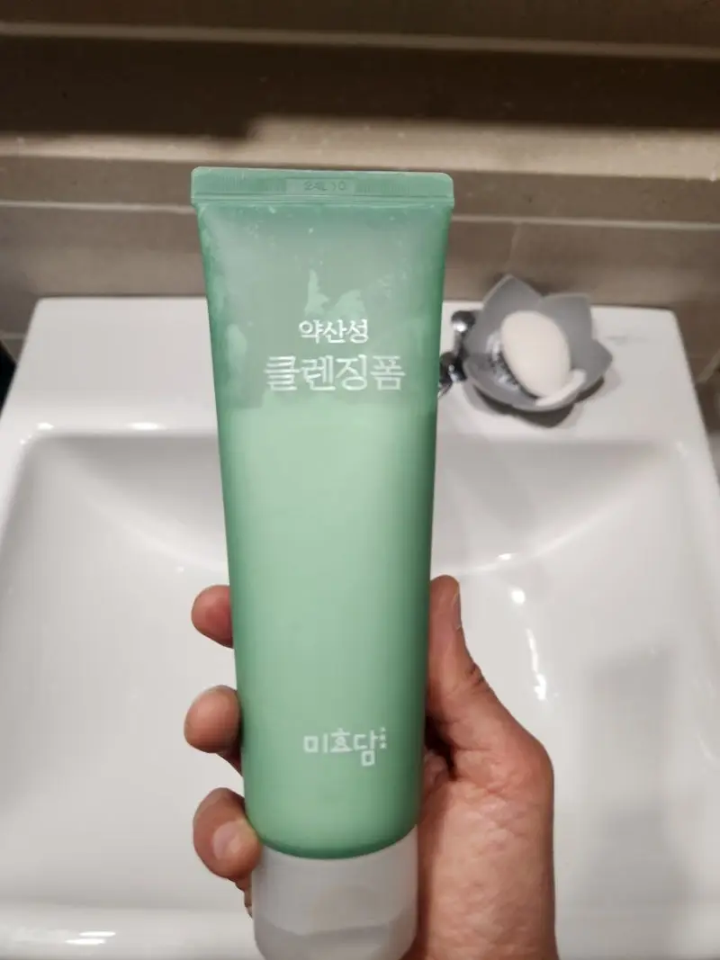 선택된 언니의파우치 리뷰 이미지 - [미효담 약산성 클렌징폼]
