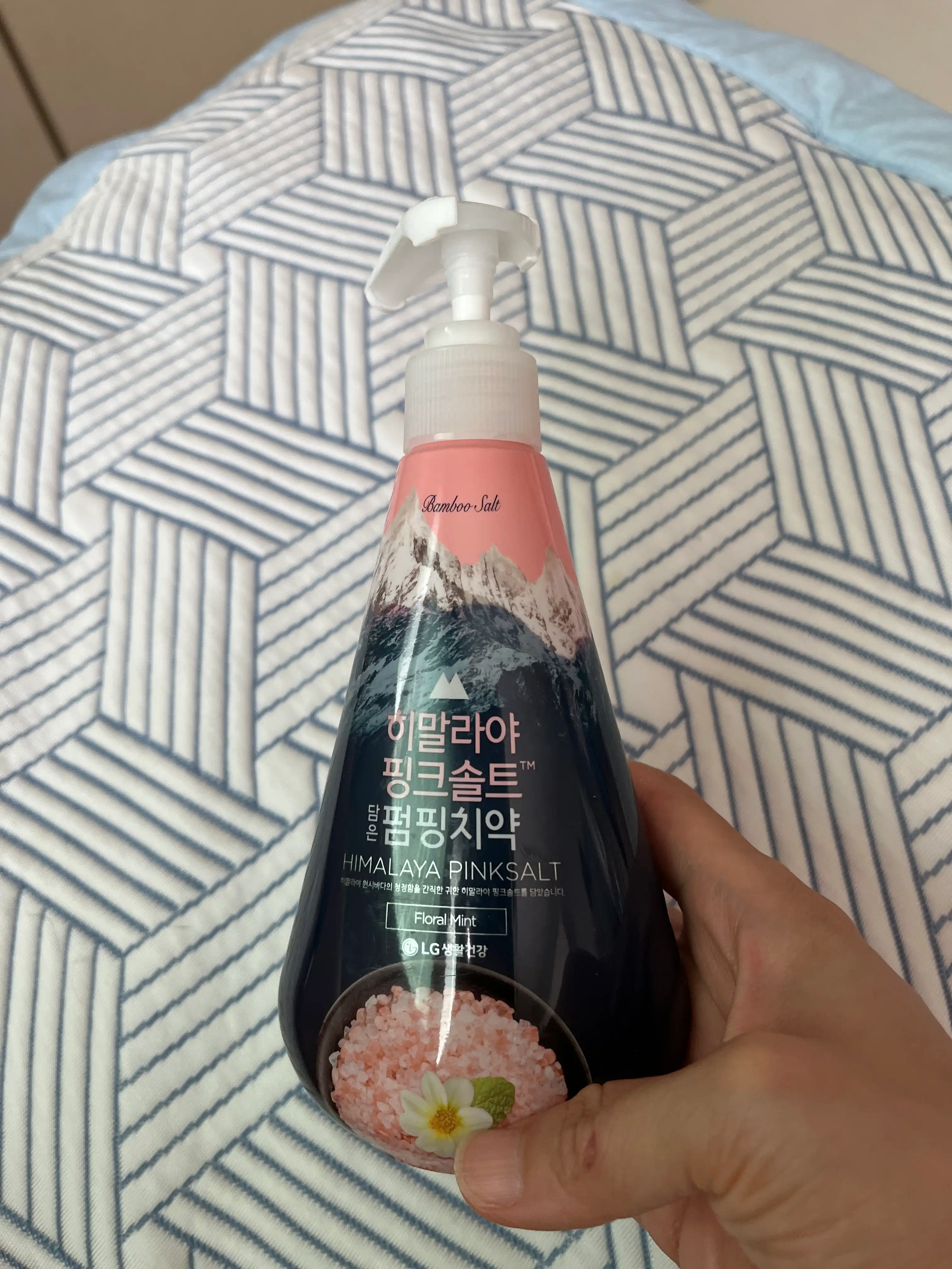 언니의파우치 리뷰 이미지 - [히말라야 핑크솔트 펌핑치약]