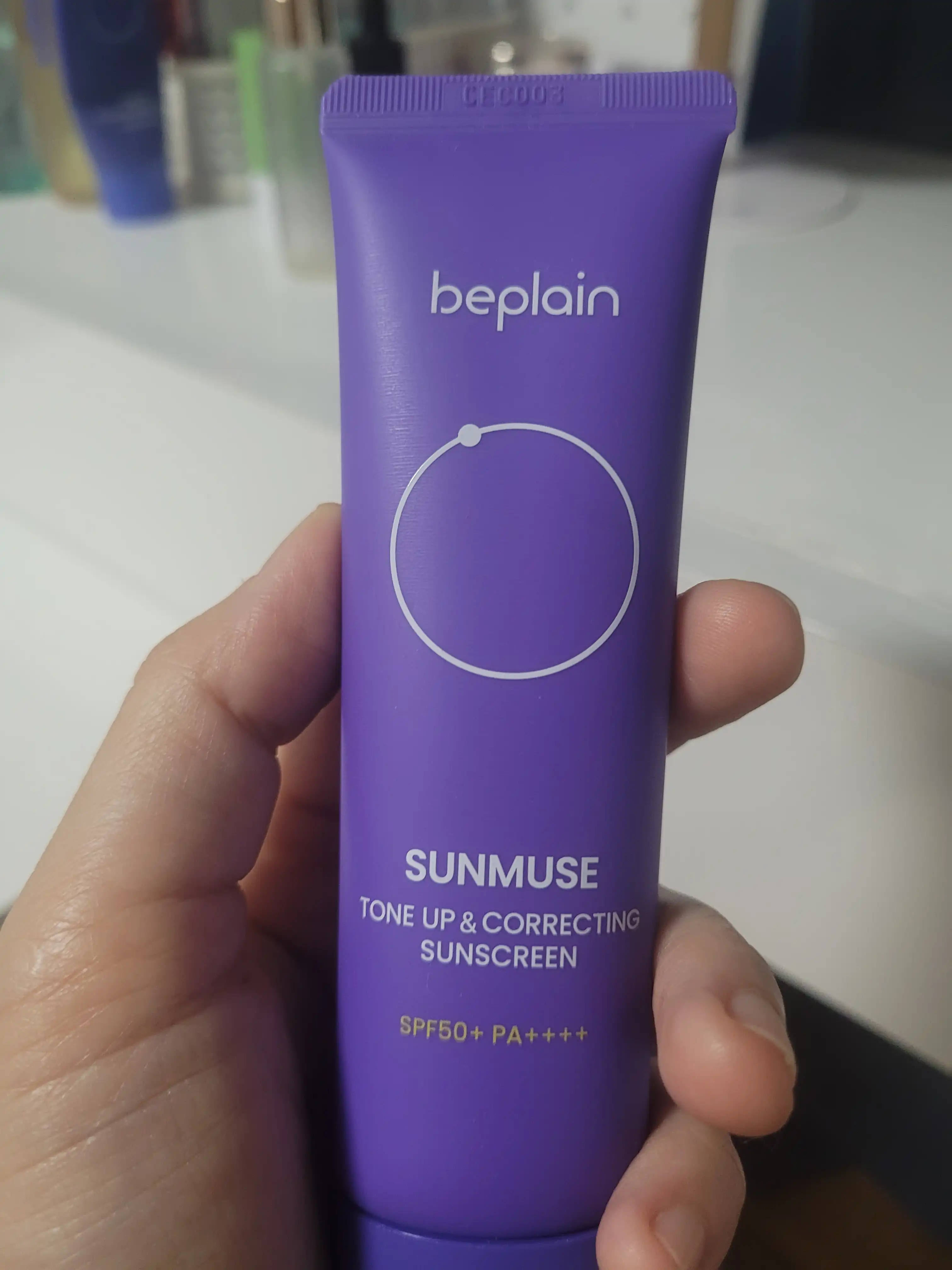 선뮤즈 톤업 앤 코렉팅 선크림