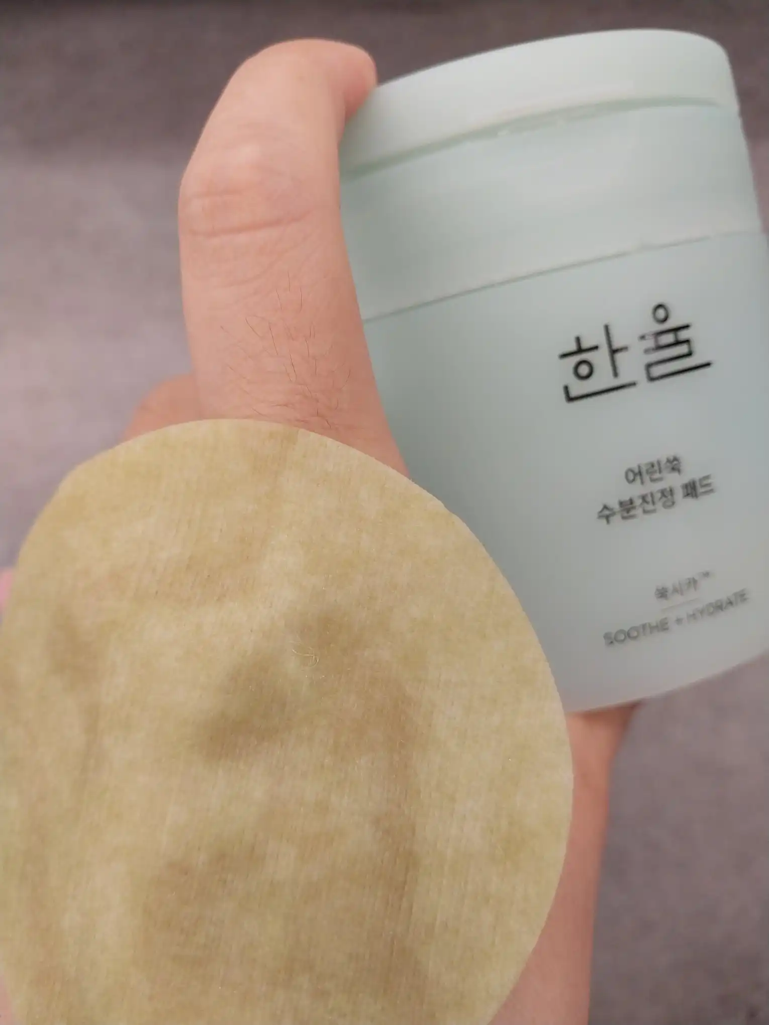 언니의파우치 리뷰 이미지 4 - [어린쑥 수분진정 패드]