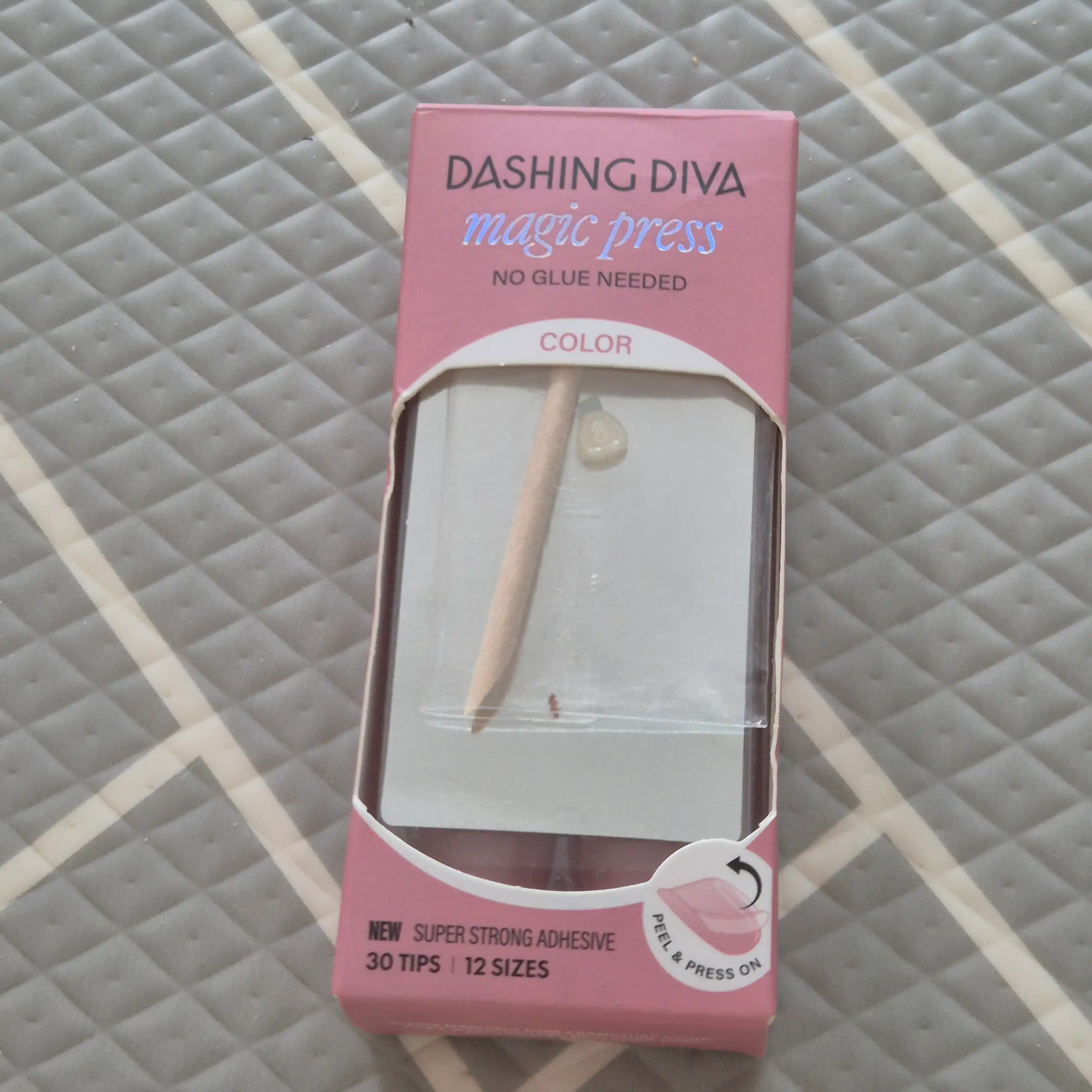 매직프레스 핑크 블러쉬 네일팁 [코핀]