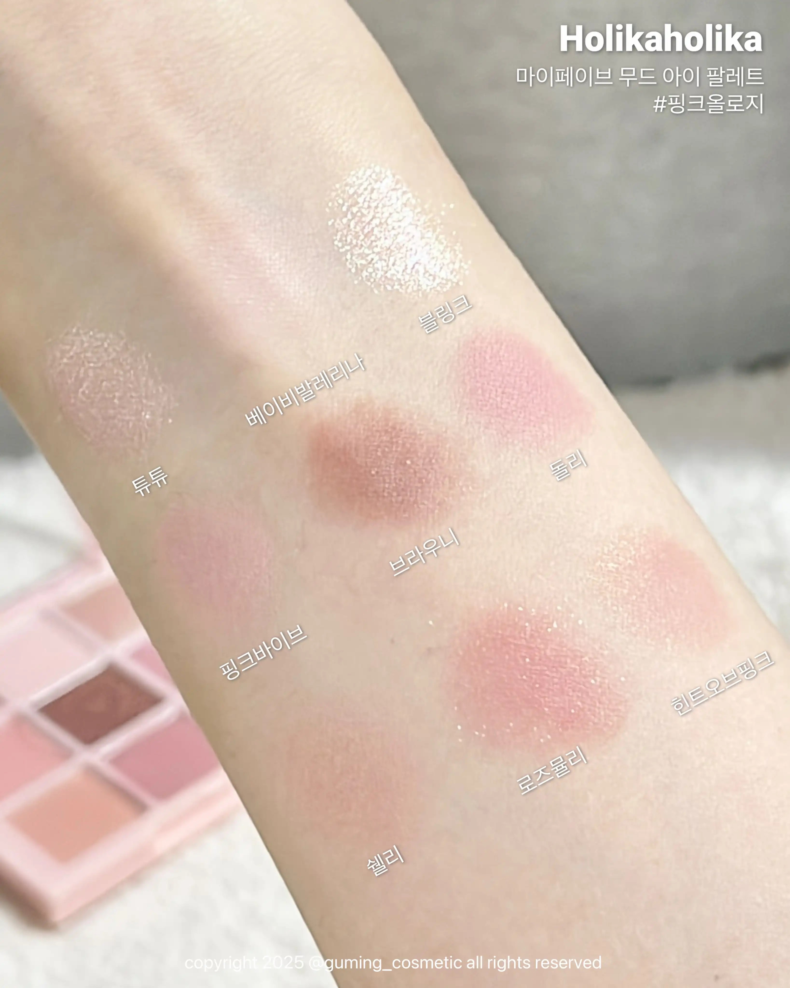 언니의파우치 리뷰 이미지 2 - [마이페이브 무드 아이팔레트 [핑크올로지]]