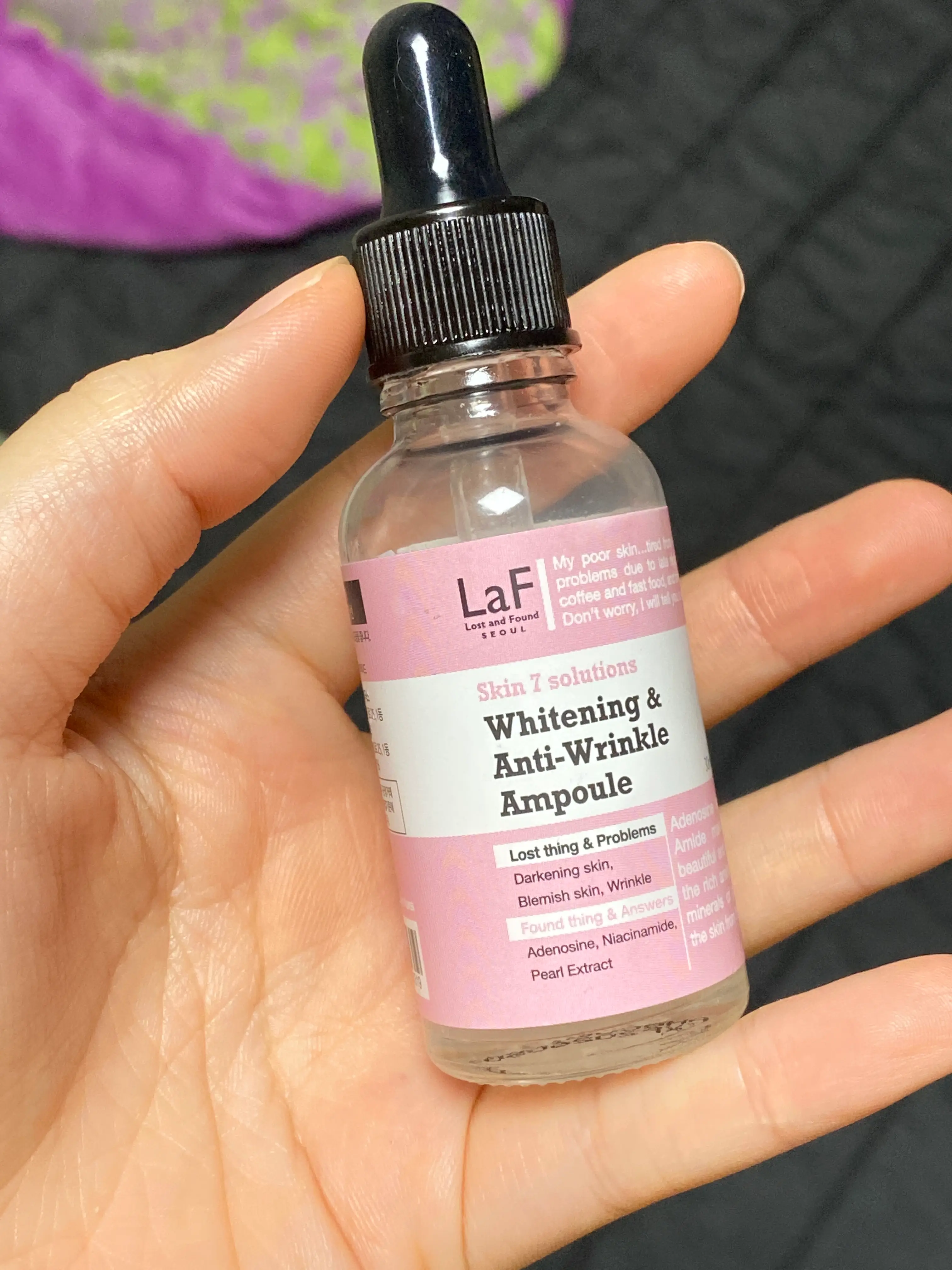 선택된 언니의파우치 리뷰 이미지 - [세븐 솔루션스 화이트닝 앤 안티링클 앰플]