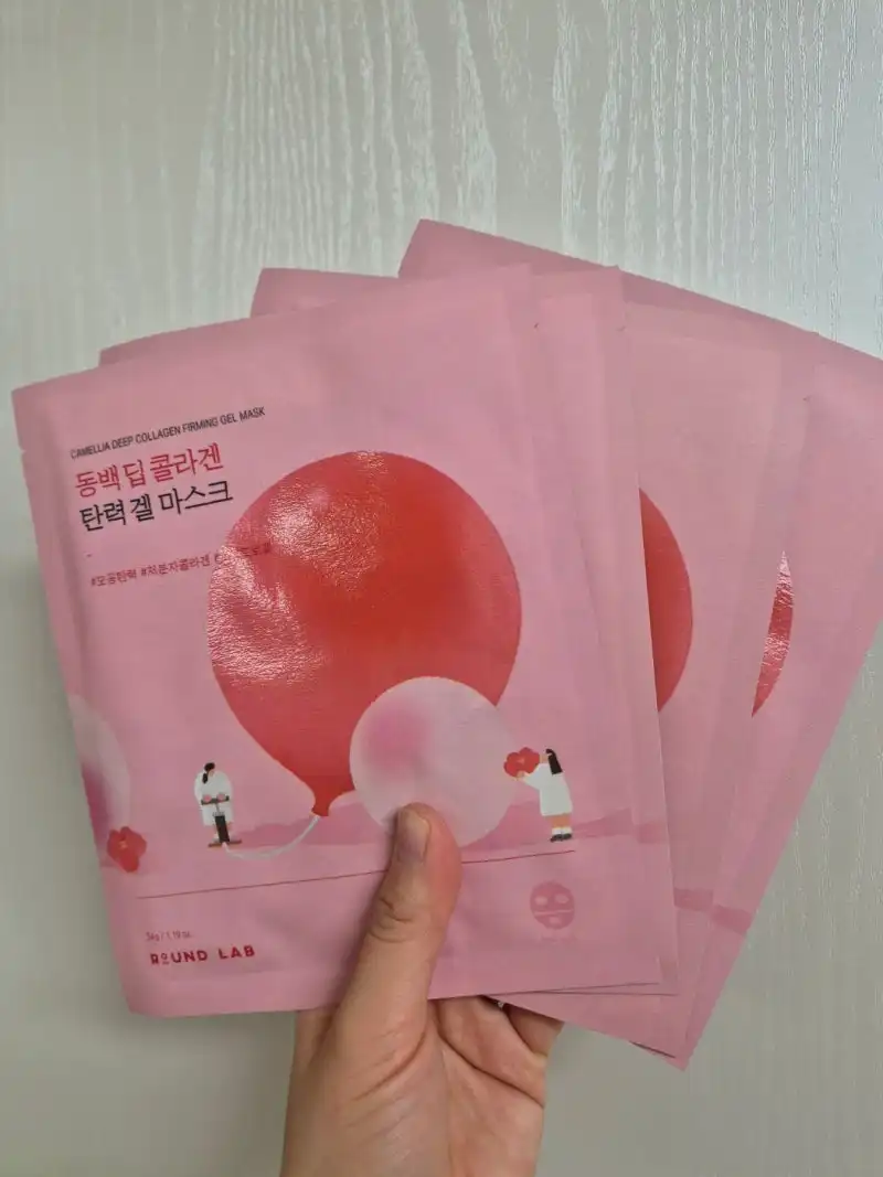 언니의파우치 리뷰 이미지 - [동백 딥 콜라겐 브이 리프팅 겔 마스크]