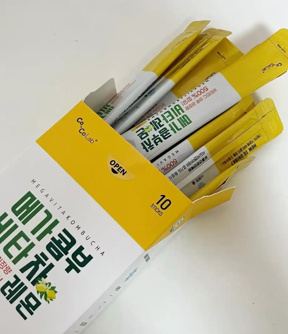 언니의파우치 리뷰 이미지 - [메가비타 콤부차 레몬]