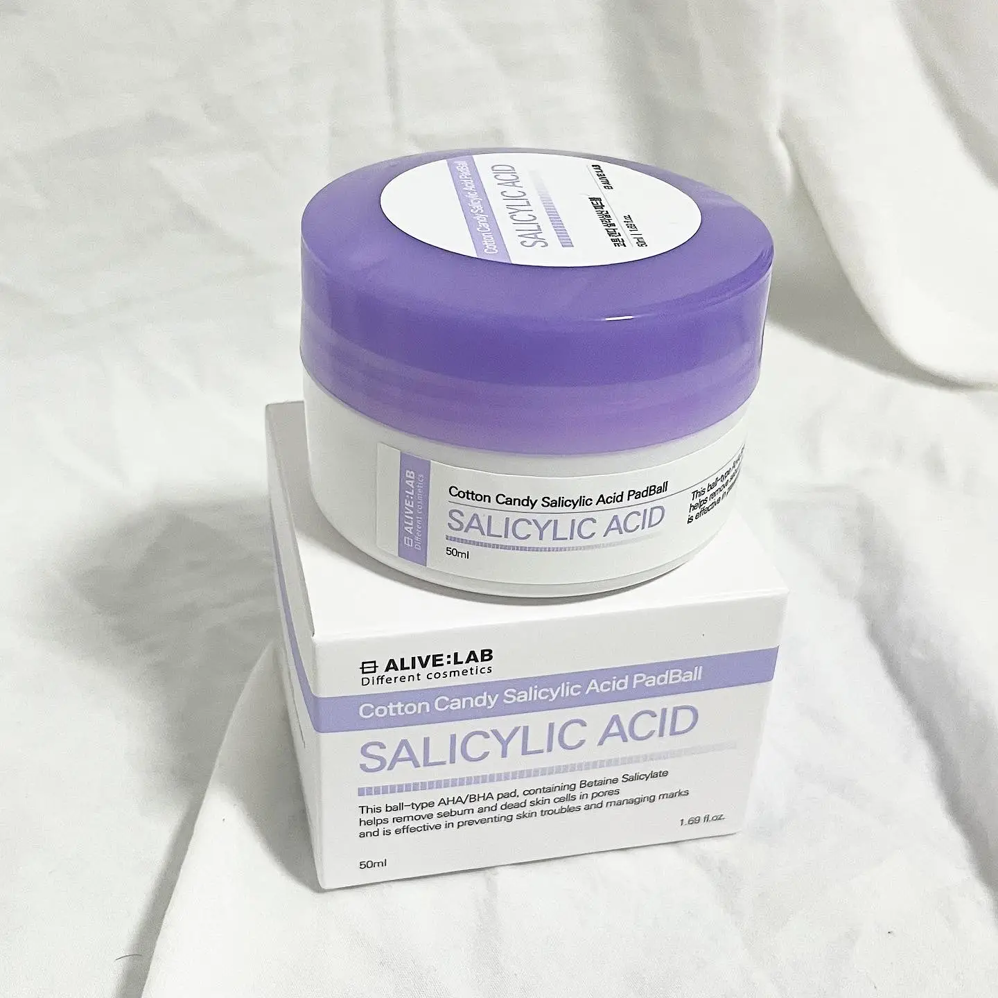 선택된 언니의파우치 리뷰 이미지 - [코튼 캔디 살리실산 패드볼 ]