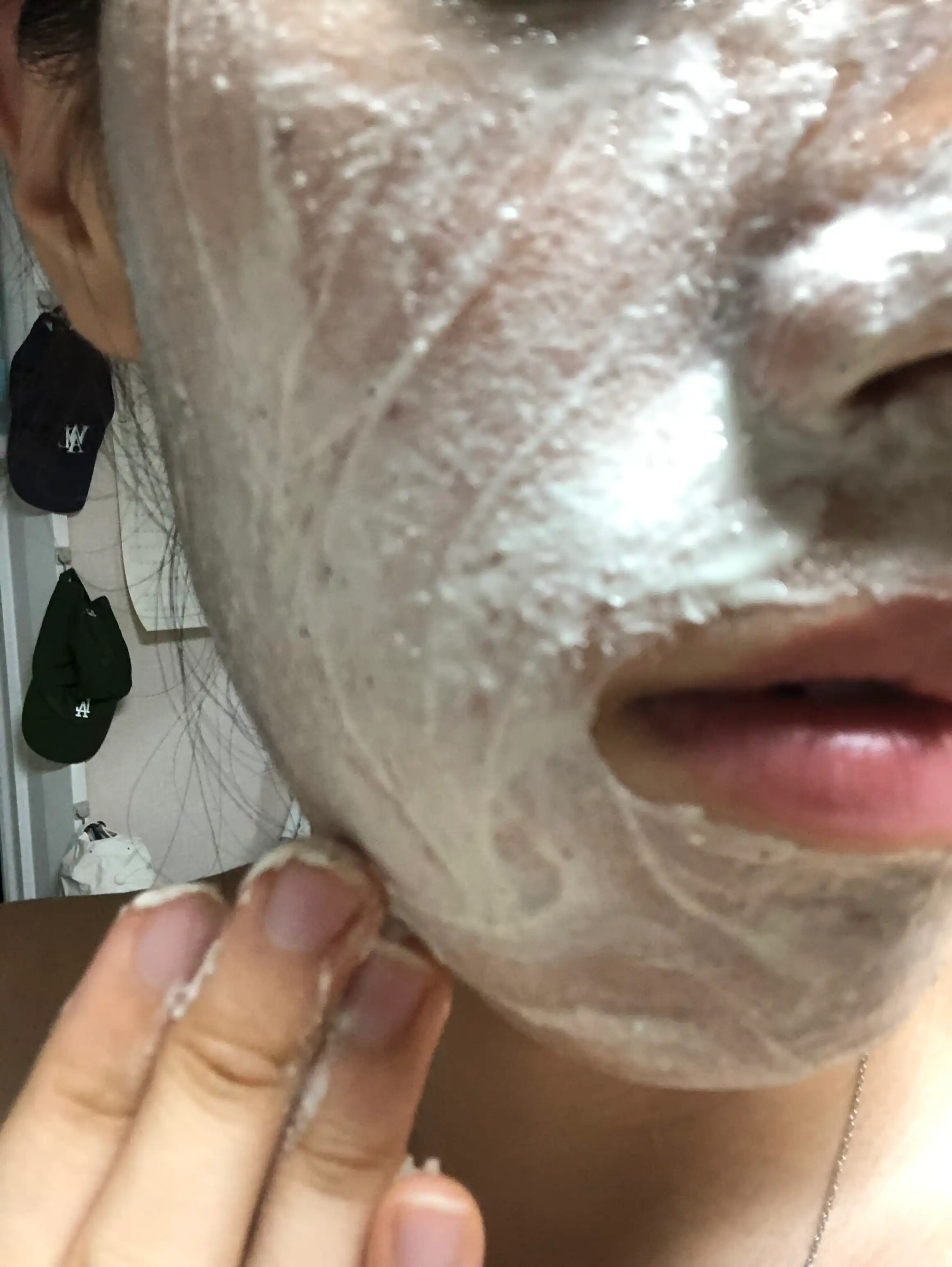 언니의파우치 리뷰 이미지 4 - [그린티 라하 딥 포어 찹쌀떡솝 클렌저]