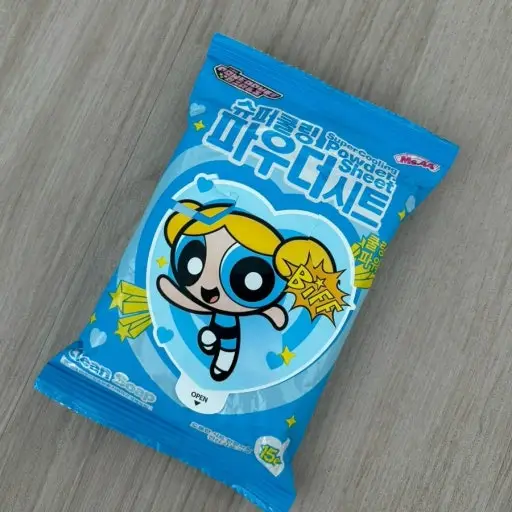 선택된 언니의파우치 리뷰 이미지 - [슈퍼 쿨링 파우더 시트 [클린 솝 향]]