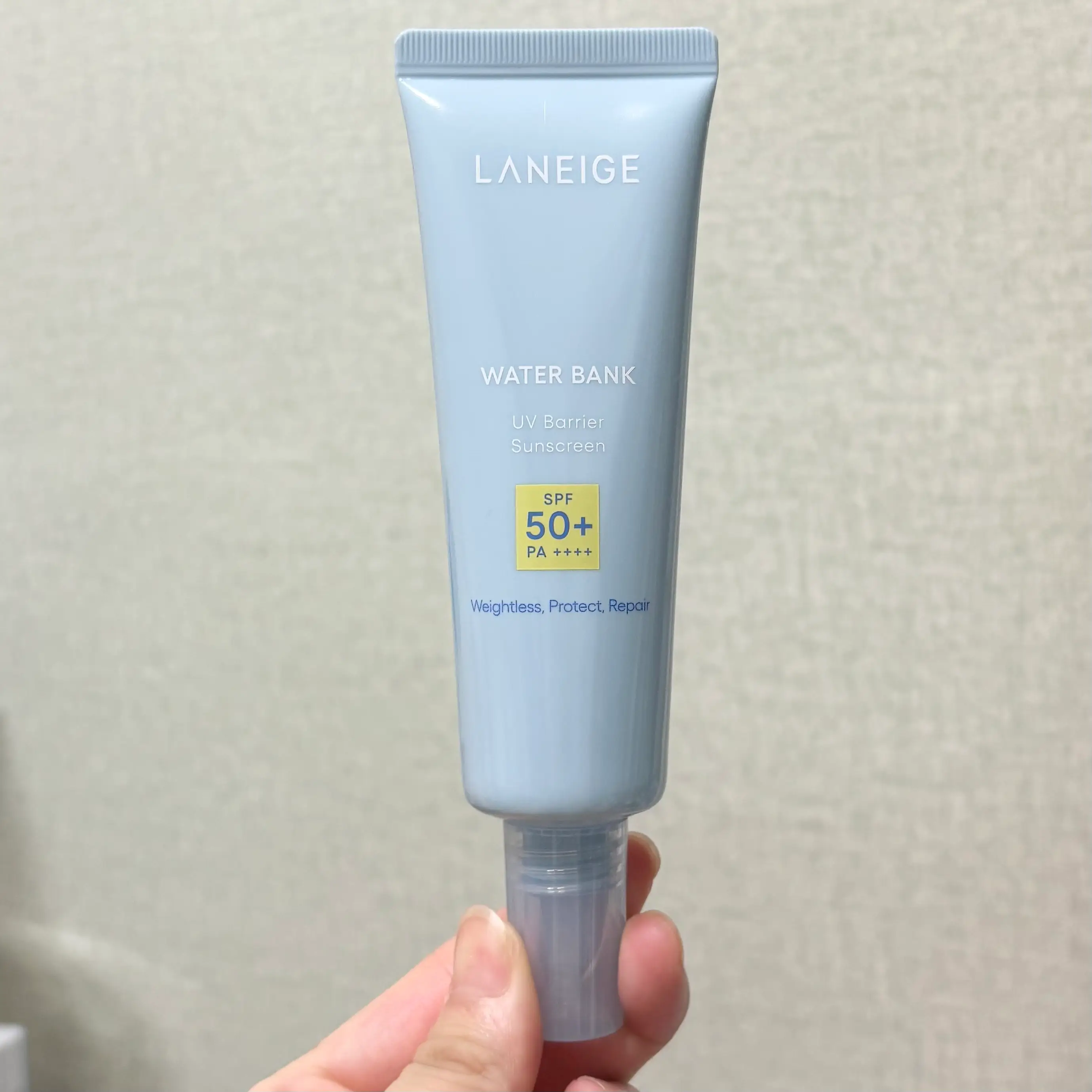 선택된 언니의파우치 리뷰 이미지 - [워터뱅크 유브이 베리어 선크림]