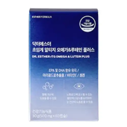 닥터에스더 초임계 알티지 오메가 앤 루테인 플러스