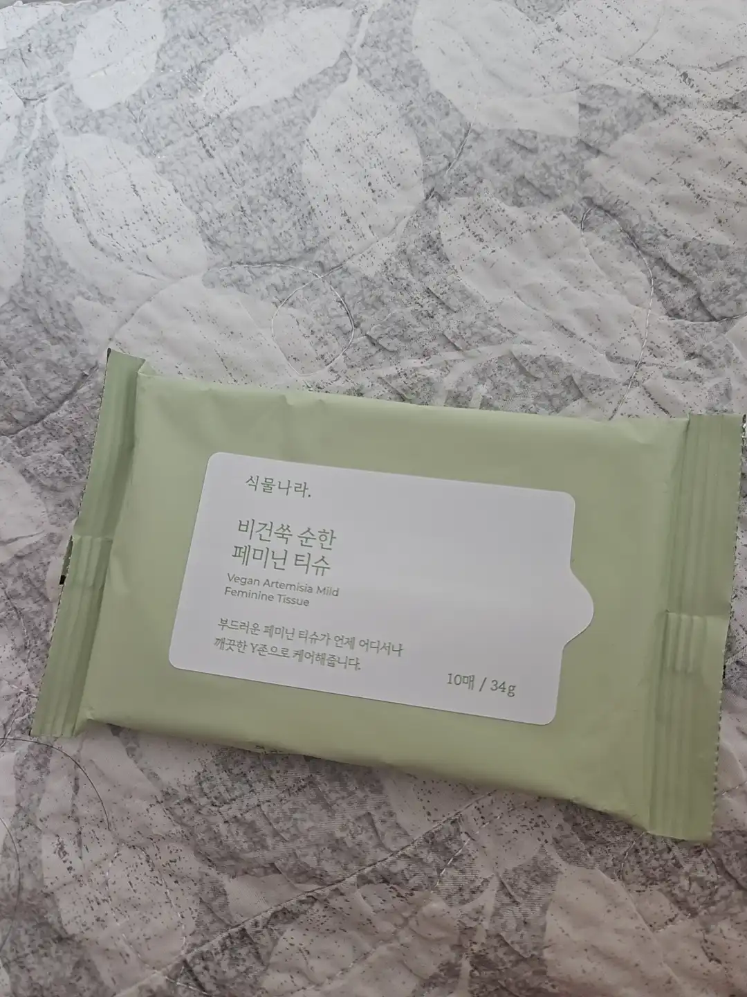언니의파우치 리뷰 이미지 - [비건쑥 마일드 페미닌티슈]