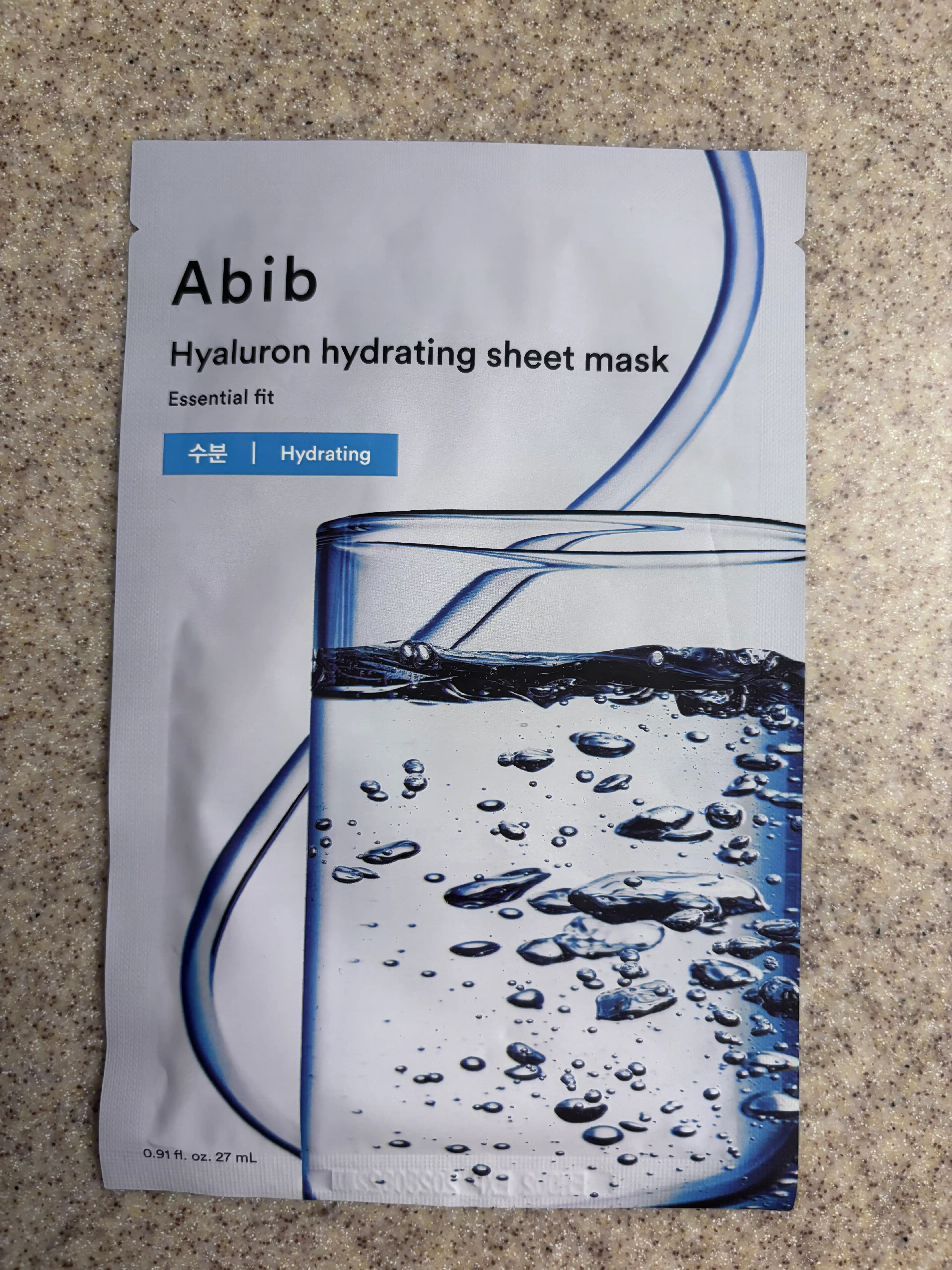 히알루론 수분 시트 마스크 에센셜 핏